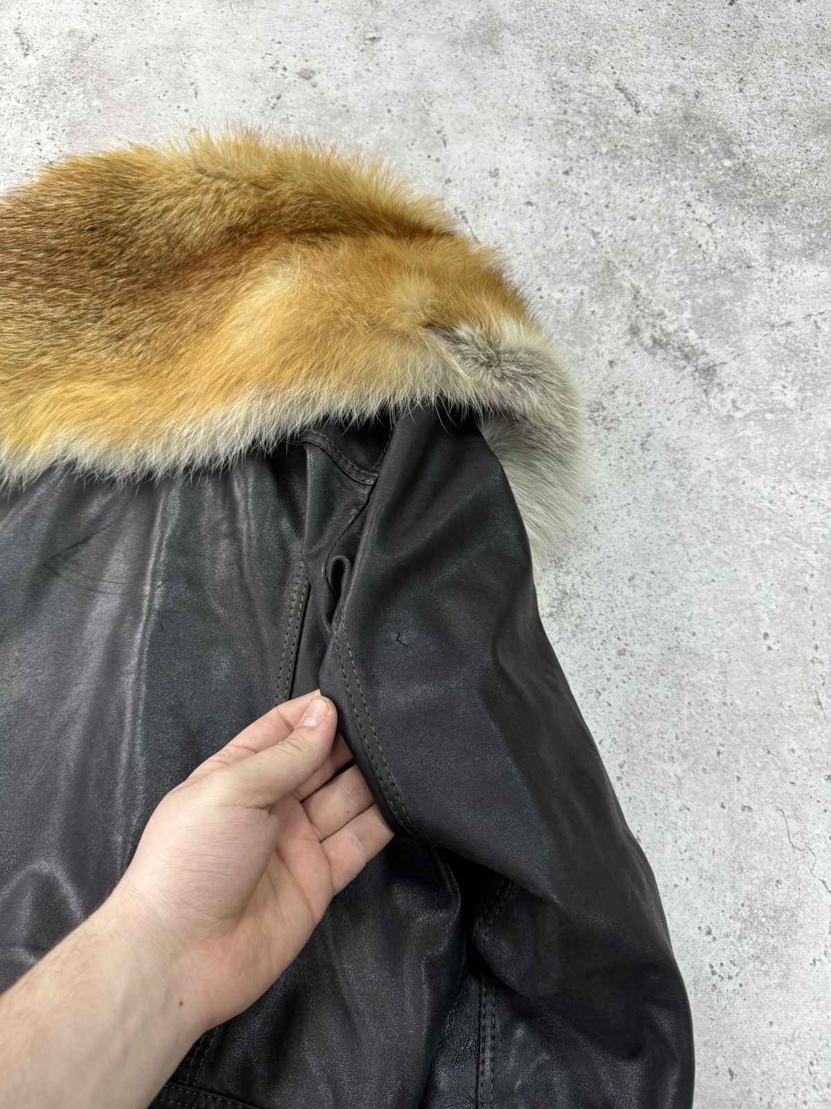 Japanese Brand Vintage 90s Real Fox Soft Leather Archive Jacket Size US M / EU 48-50 / 2 - 13 Thumbnail