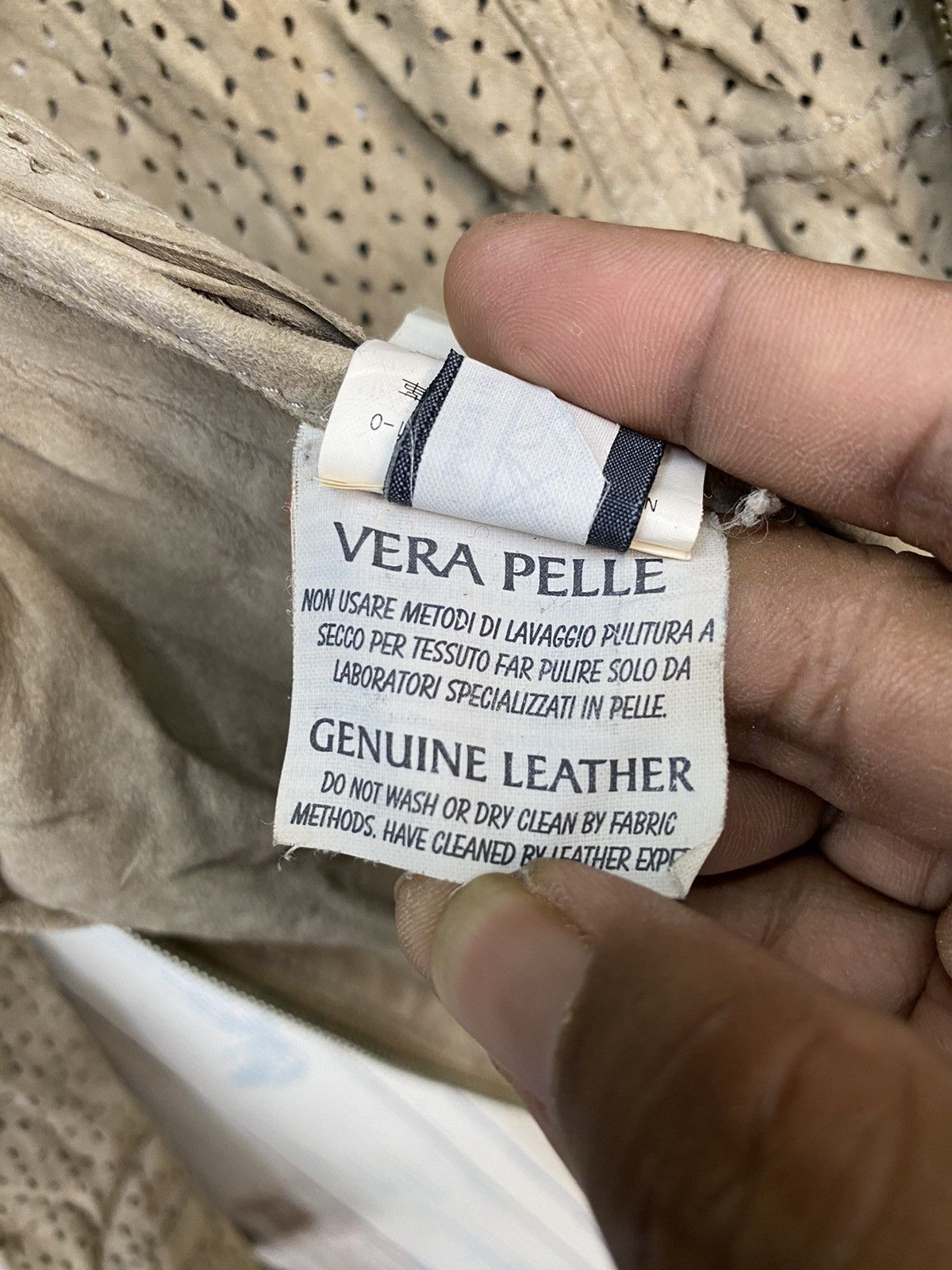 Genuine Leather Vintage Vera Pelle Goat Skin Jacket Size S / US 4 / IT 40 - 8 Thumbnail