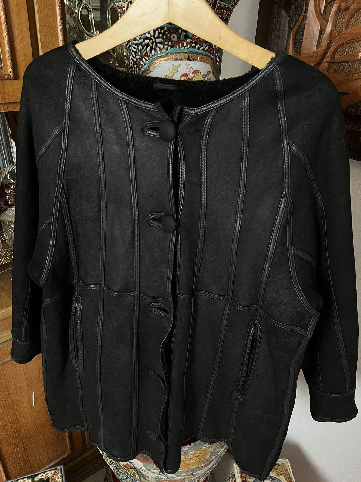 Genuine Leather 90’s Ramones Patchwork Suede Jacket Size US S / EU 44-46 / 1 - 5 Thumbnail