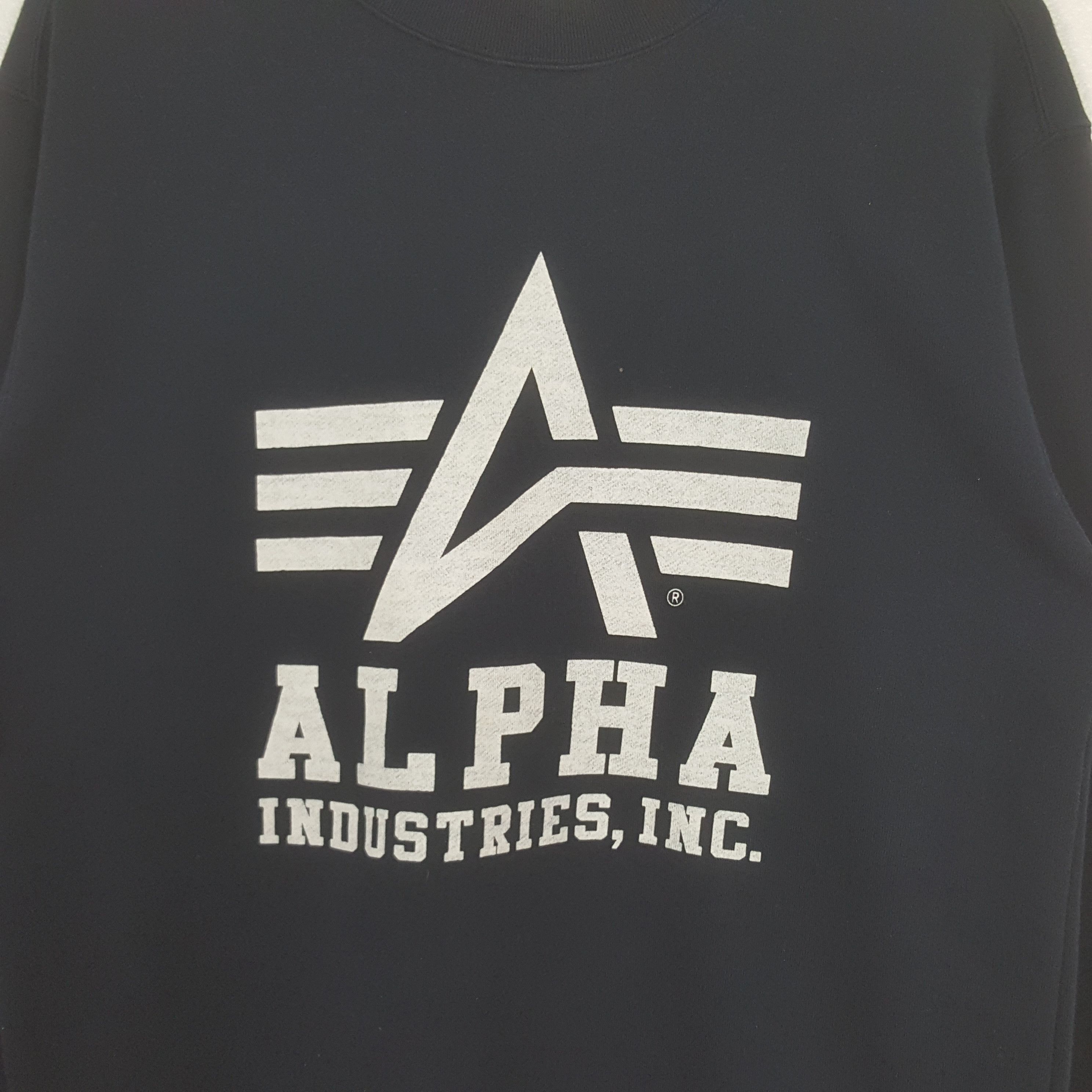 Alpha Industries Vintage Alpha Industries Sweatshirt C316N28 Size US M / EU 48-50 / 2 - 2 Thumbnail