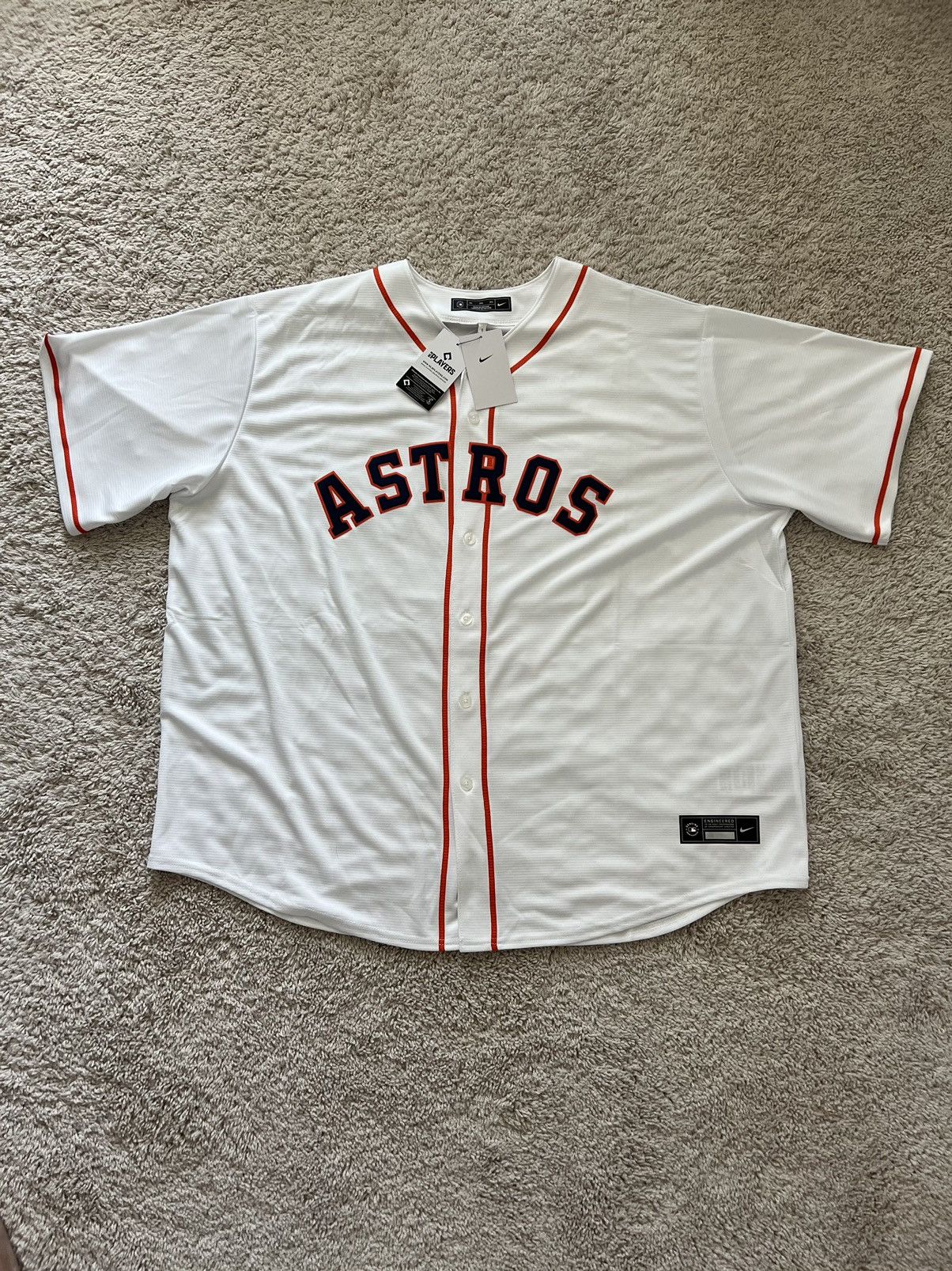 Nike Nike Authentic Houston Astros Jose Altuve Baseball Jersey Size US XXL / EU 58 / 5 - 4 Thumbnail