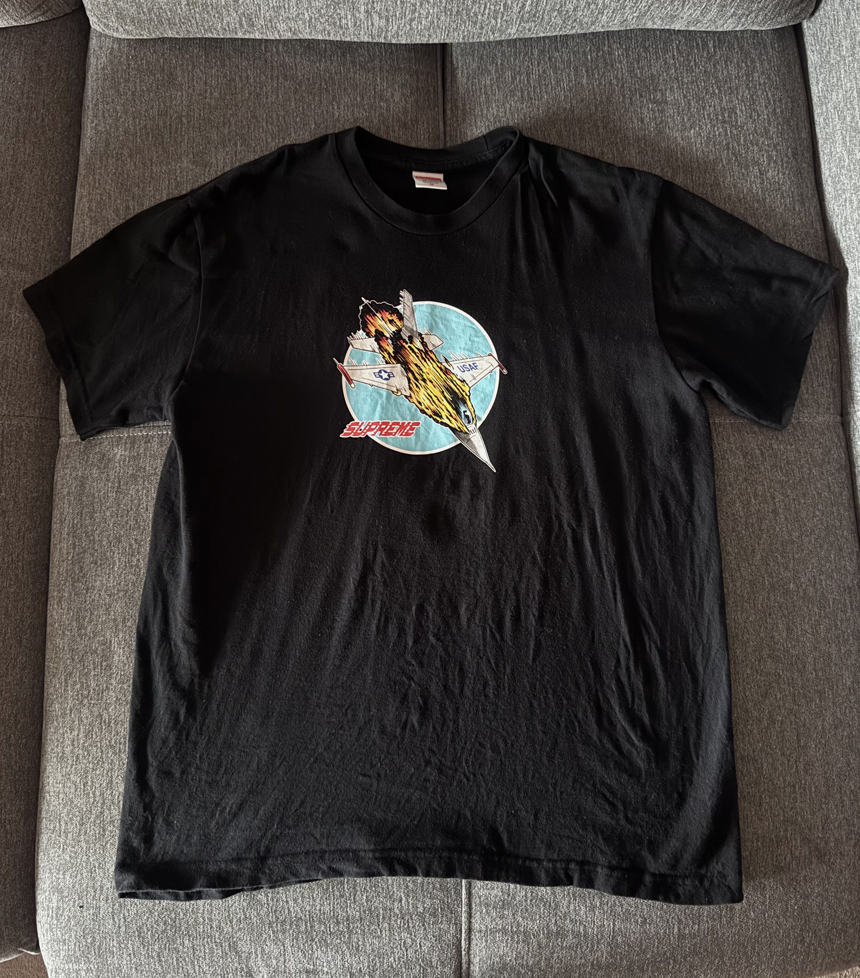 Supreme Supreme Jet/Air Force/Plane Crash Tee Size US M / EU 48-50 / 2 - 1 Thumbnail