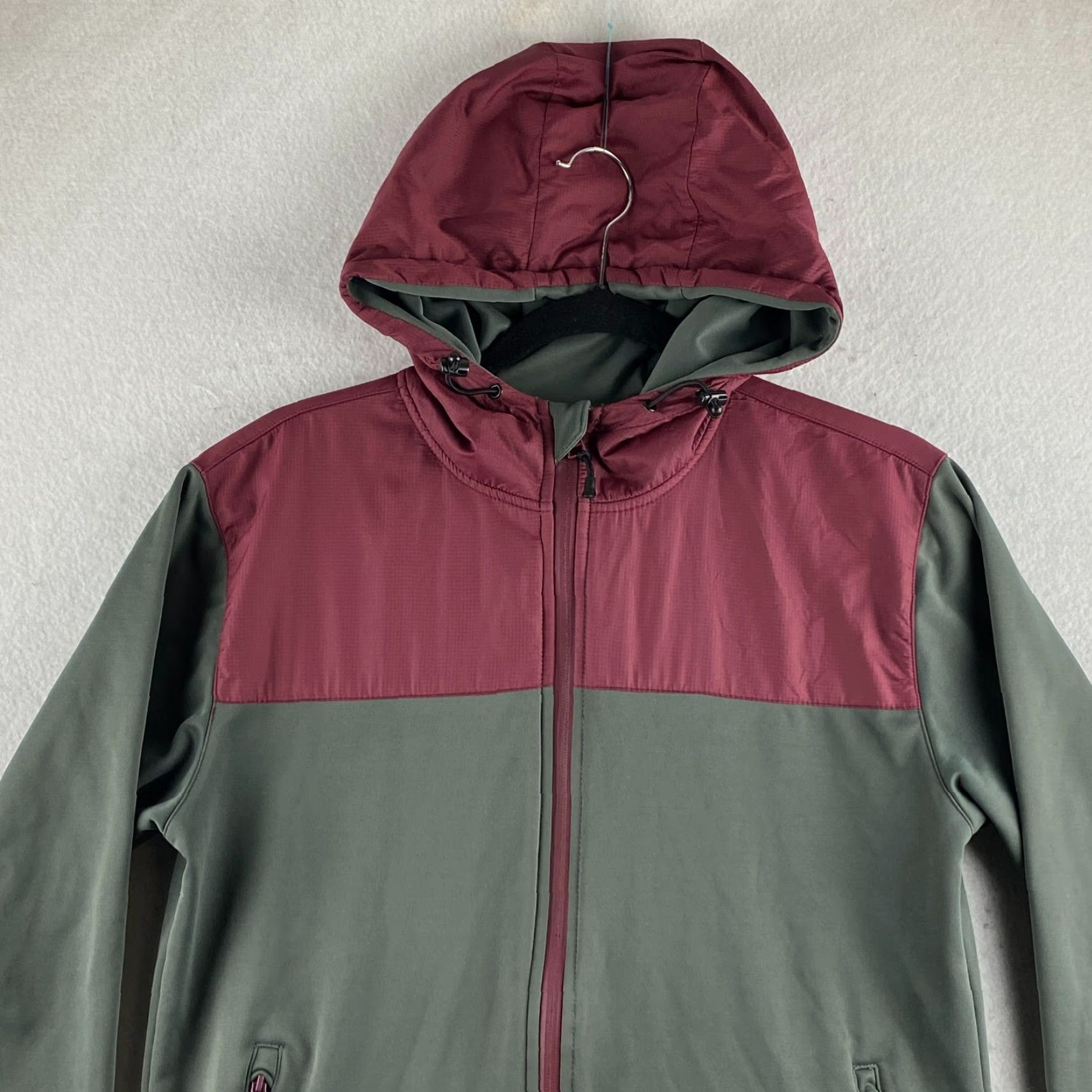 Vintage DC Hoodie Mens Small S Gray Full Zip Fleece Softshell Adjustable Hood Pockets Size US S / EU 44-46 / 1 - 2 Thumbnail
