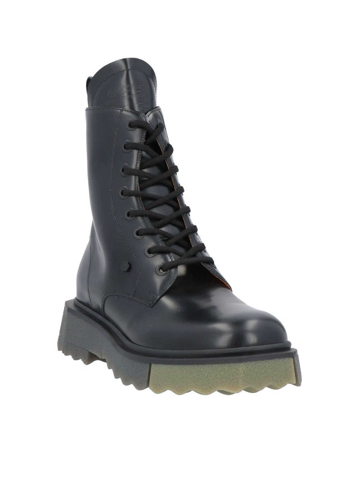 Off-White NIB $1.1K Sponge-Sole Army/Combat Boots, Italy SEND OFFERS Size US 9 / EU 42 - 3 Thumbnail