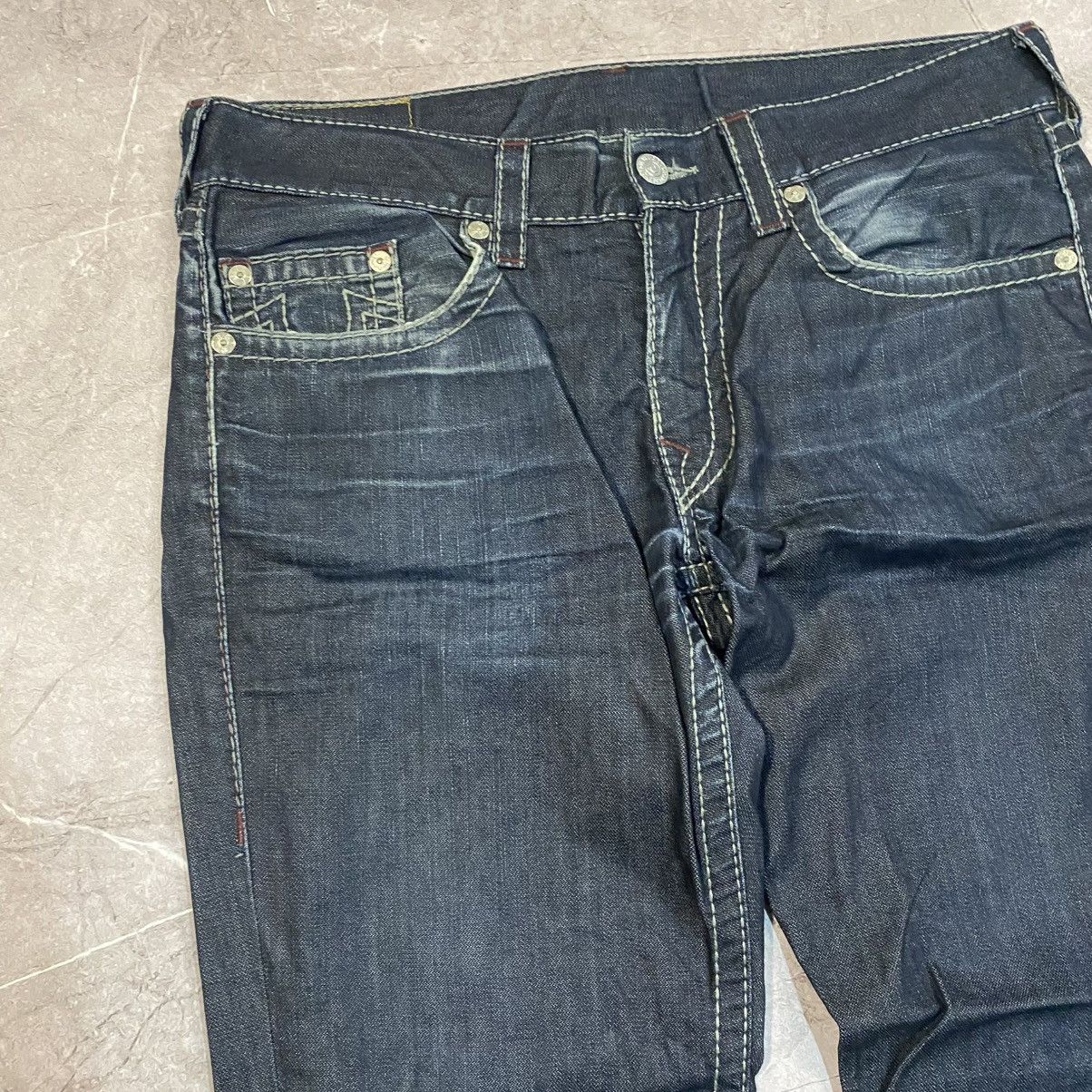 True Religion VINTAGE TRUE RELIGION BIG LOGO PANTS 00s Size US 36 / EU 52 - 9 Thumbnail