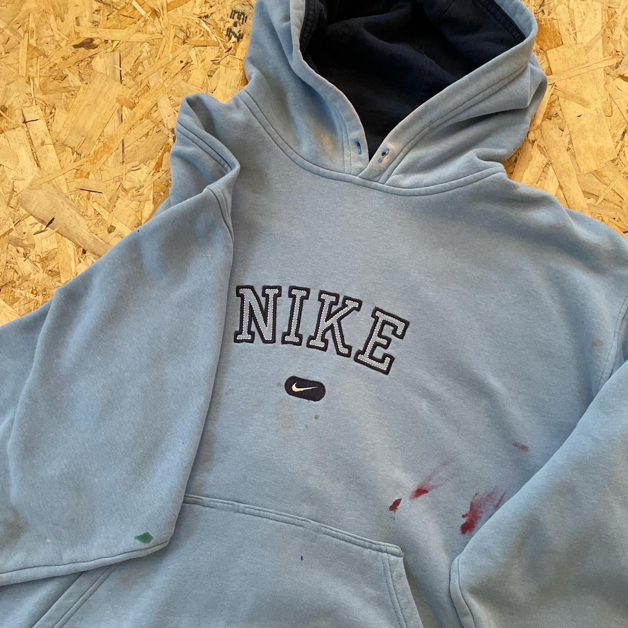 Nike × Vintage Vintage Y2k Baby Blue NIke Size US XL / EU 56 / 4 - 3 Thumbnail