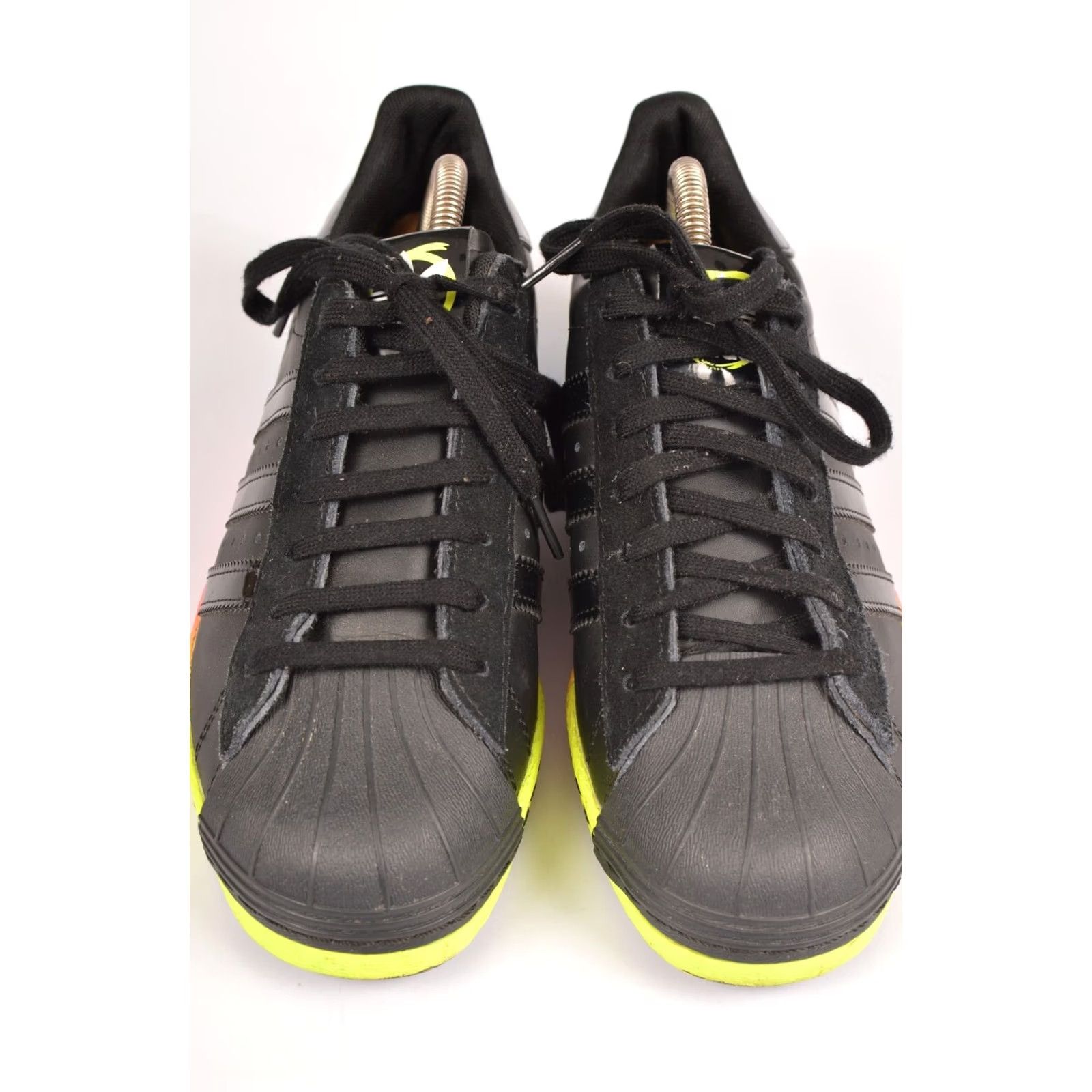 Adidas Adidas Originals Superstar 80S Rita Ora Black Rainbow Sneakers M19070 Women US 8.5 Shadowed by Wear Size US 7 / IT 37 - 3 Thumbnail