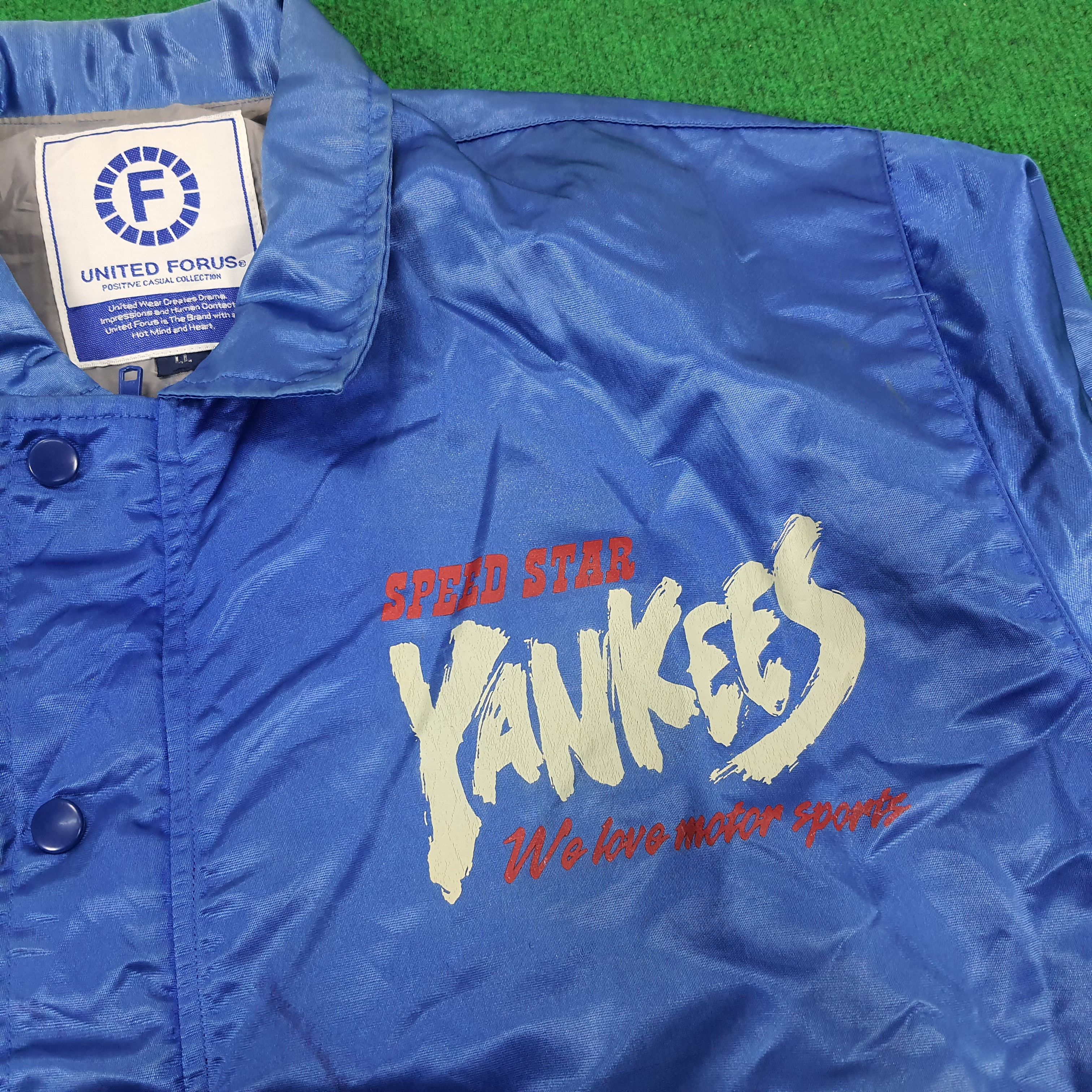 Edition Japan Vintage Street Racing Team YANKEES Fukuoka Speed Star Jacket Size US XL / EU 56 / 4 - 4 Thumbnail