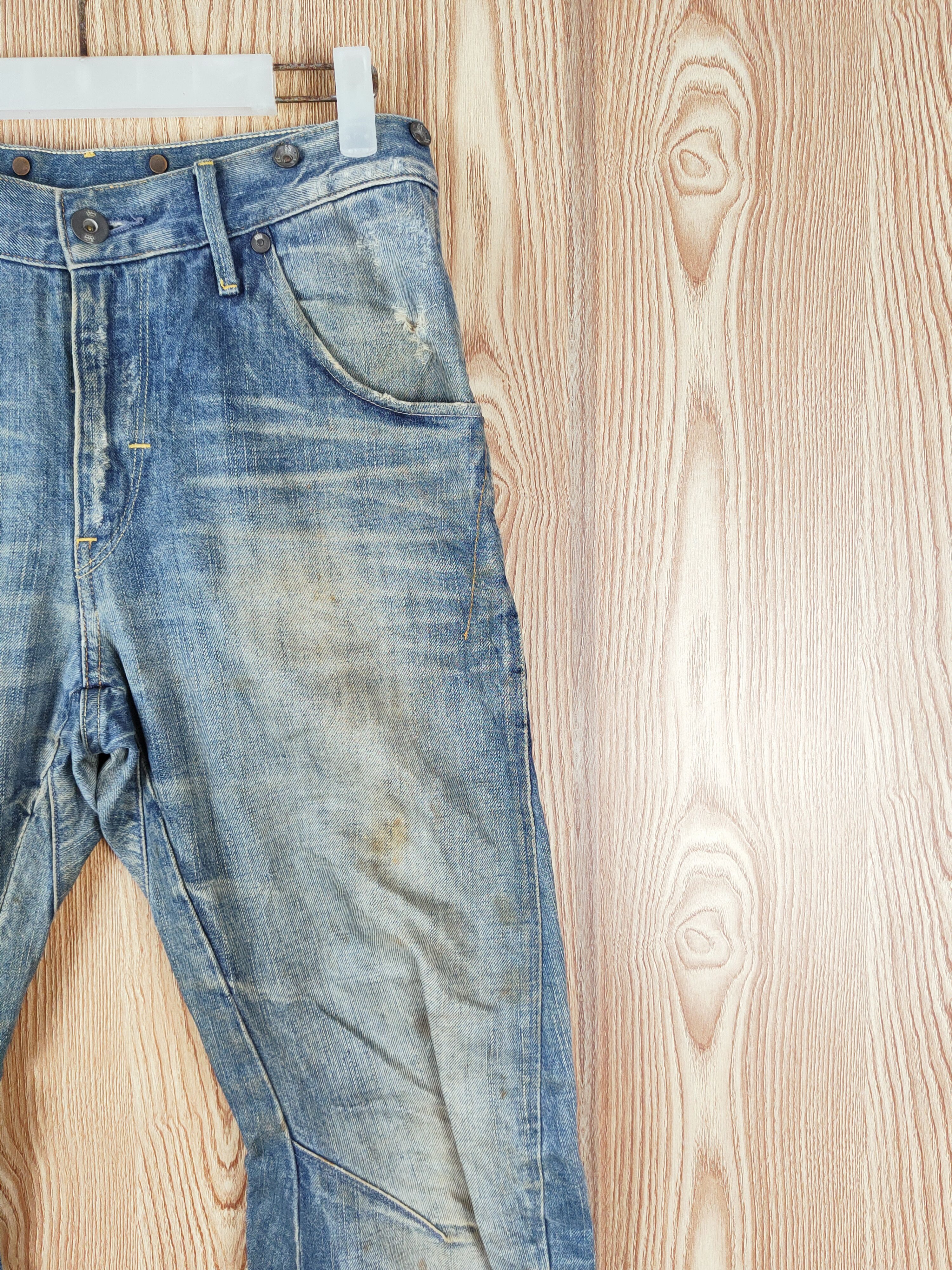 G-Star × Vintage Vintage Gstar Blue Faded Distressed Ripped Jeans Size US 29 - 6 Thumbnail