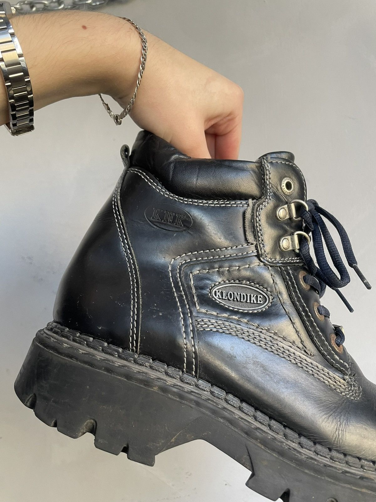 Other Klondike Black Boots Platform New Rock Style avant garde Size US 8 / EU 41 - 3 Thumbnail