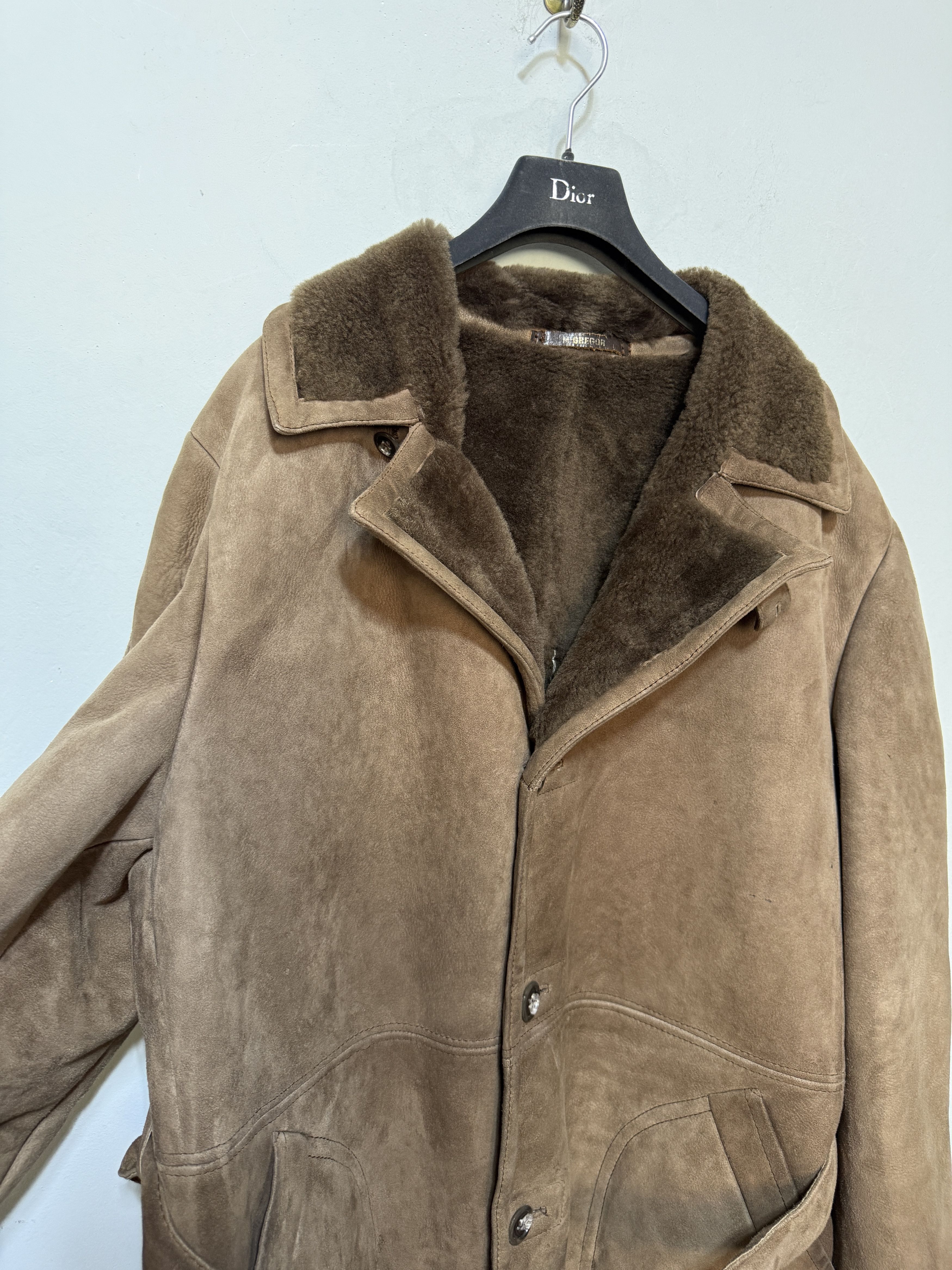 McGregor Vintage Coat Belted McGregor shearling suede coat L / xl Size US L / EU 52-54 / 3 - 4 Thumbnail