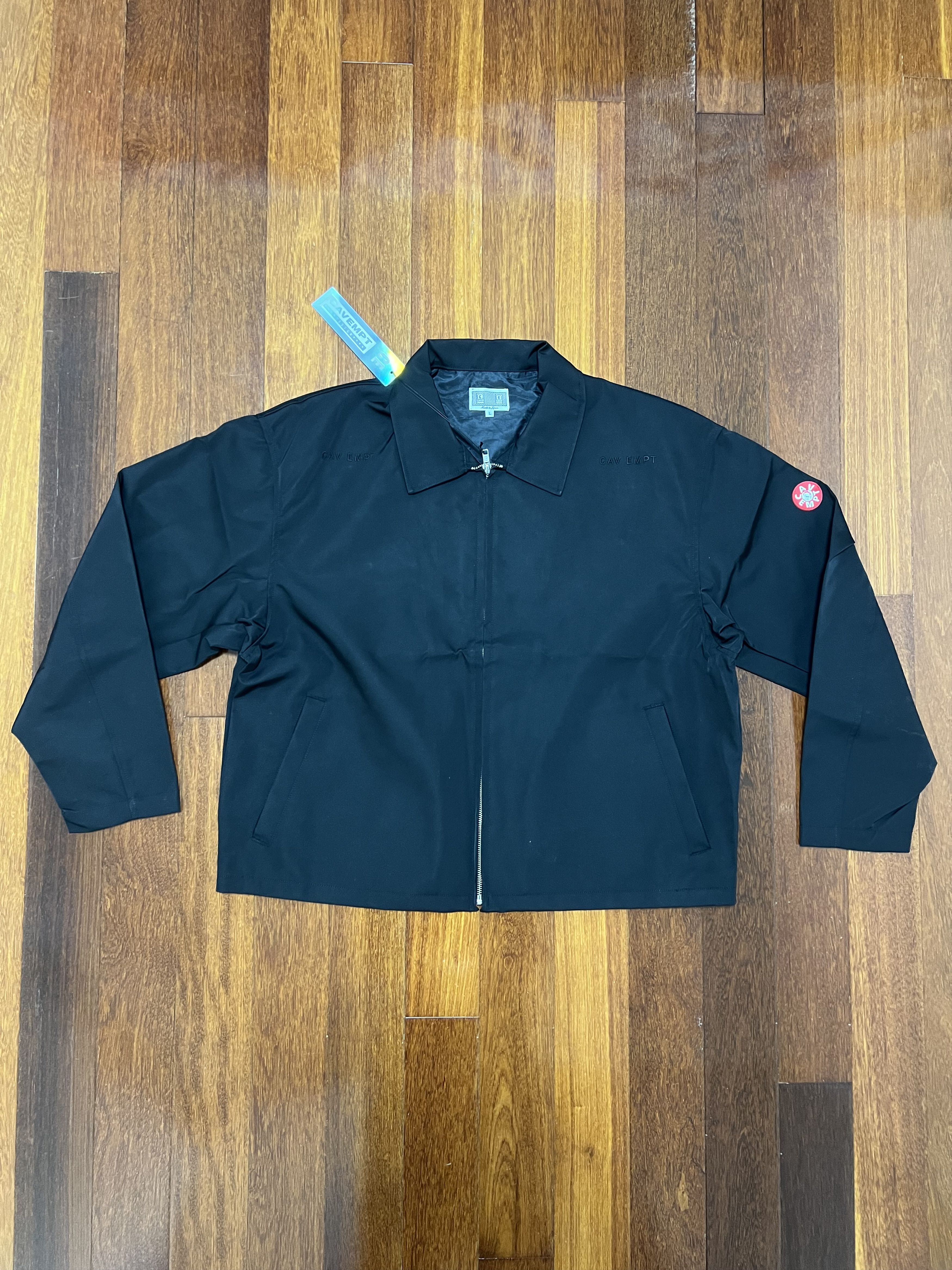 Cav Empt 💚 SS20 Cav Empt Ref Stamped Zip Jacket Black Large NEW Size US L / EU 52-54 / 3 - 6 Thumbnail