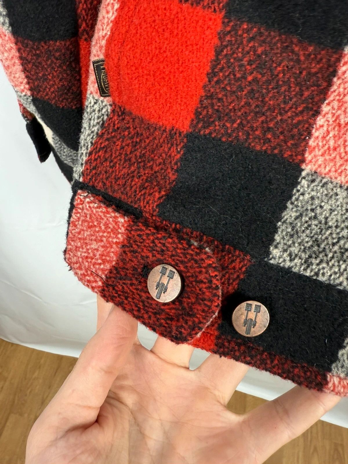 Other Triumph Motorcycles Plaid Wool Bomber Jacket size S Size US S / EU 44-46 / 1 - 8 Thumbnail