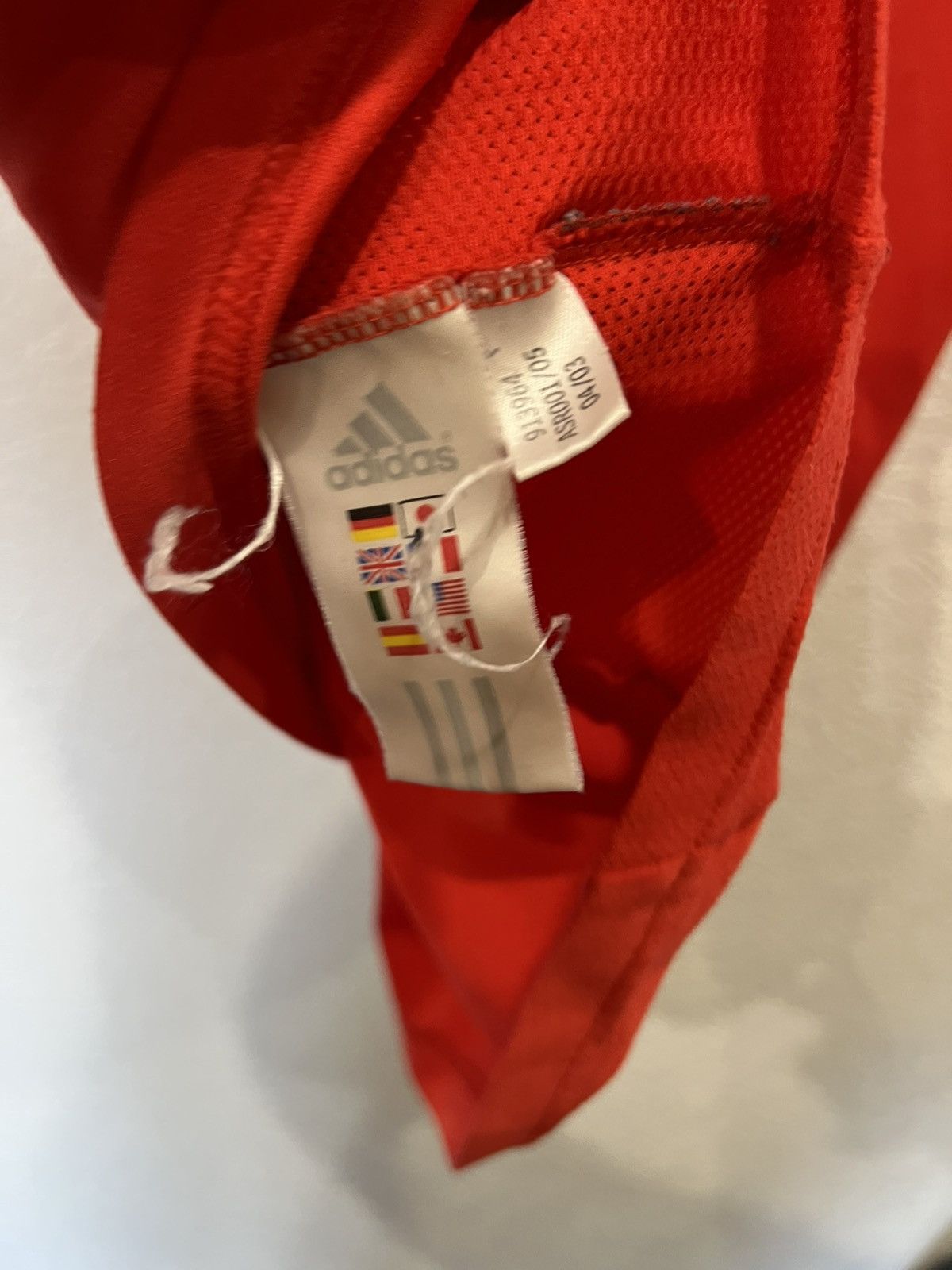 Adidas Adidas Benfica 2003/2004 UEFA Cup Red Mens Soccer Jersey Size US L / EU 52-54 / 3 - 8 Thumbnail