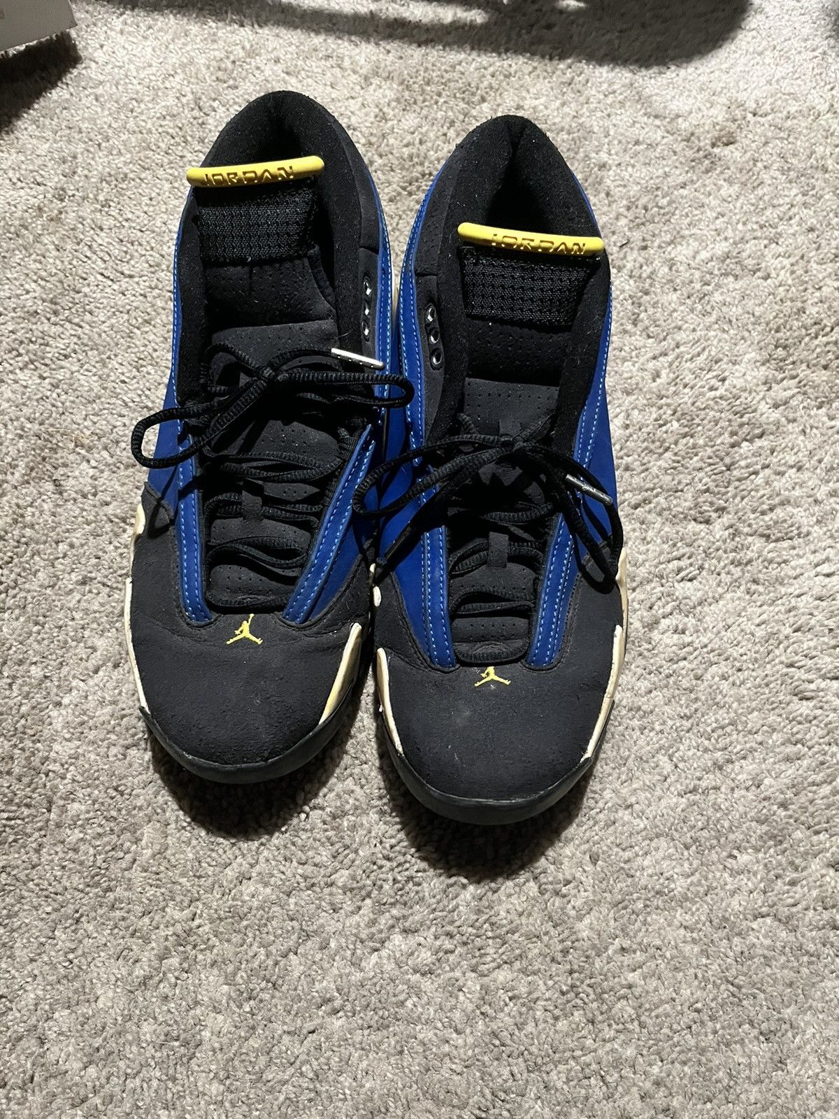 image of Jordan Brand 14 “Laney” (Lows) Shoes in Blue, Men's (Size 12)