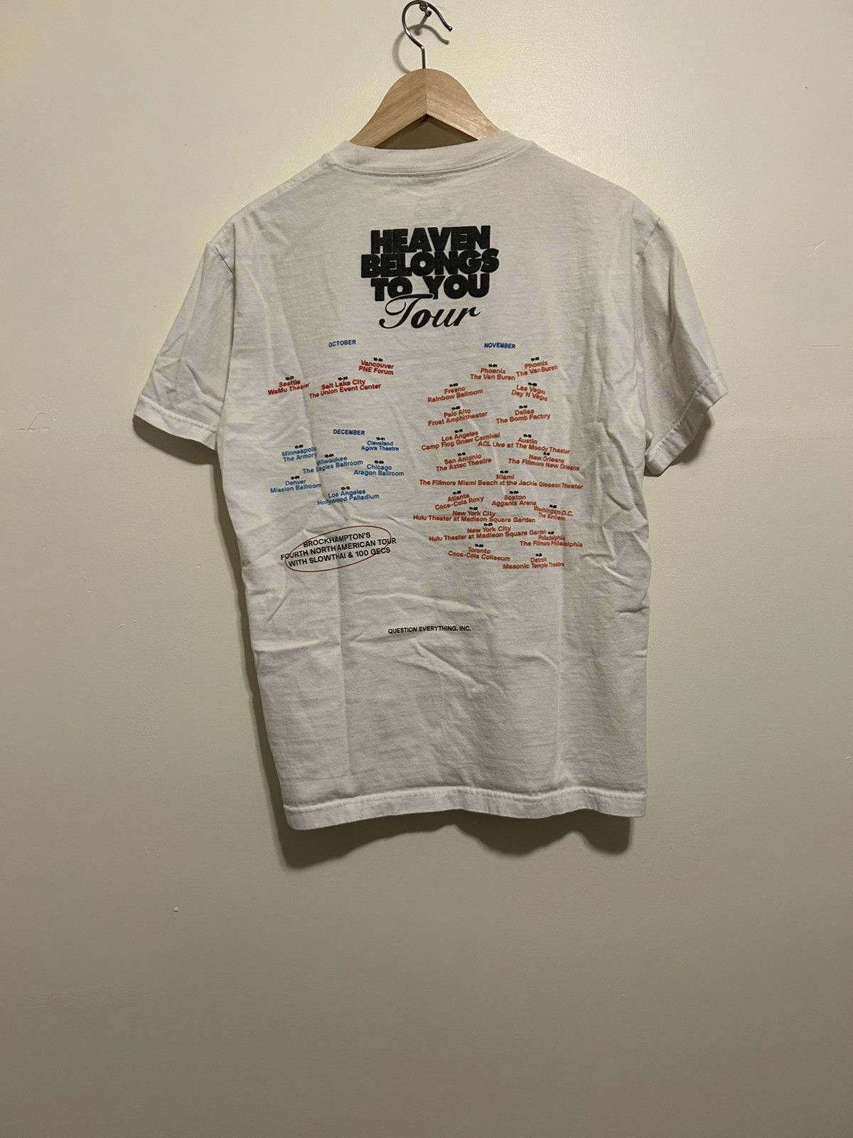 Brockhampton Brockhampton “Heaven Belongs To You” Tour Merch Tee (2019) Size US M / EU 48-50 / 2 - 3 Thumbnail