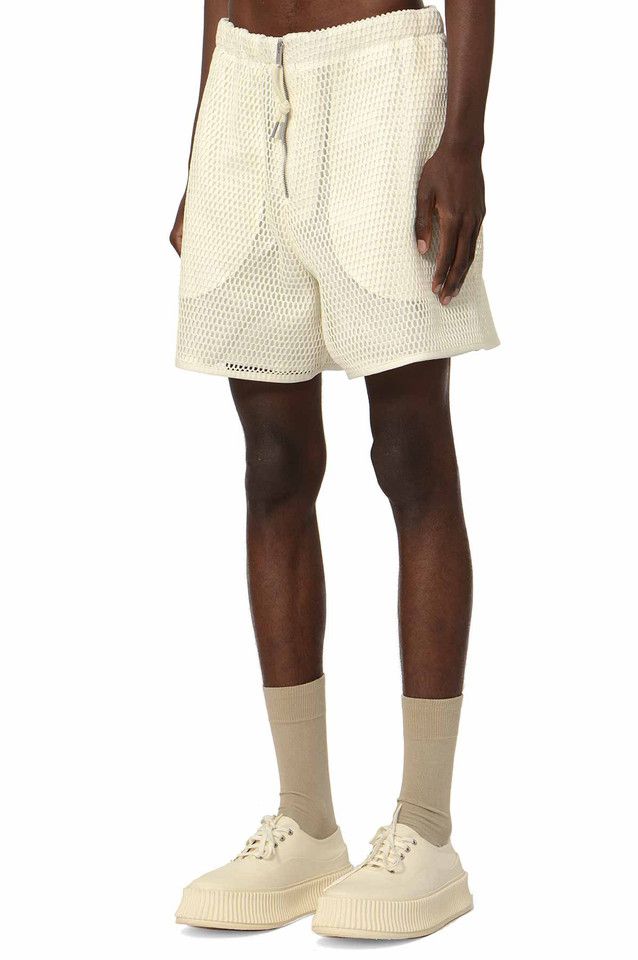 Jil Sander Mesh Cotton Shorts Size US 30 / EU 46 - 6 Thumbnail