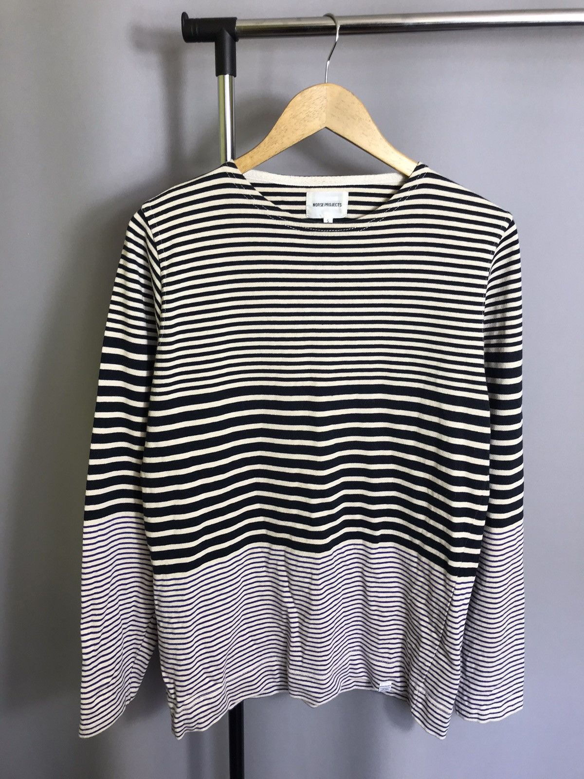 Norse Projects Norse Projects Godtfred Multi Stripe Compact Long Sleeve Size US S / EU 44-46 / 1 - 1 Thumbnail