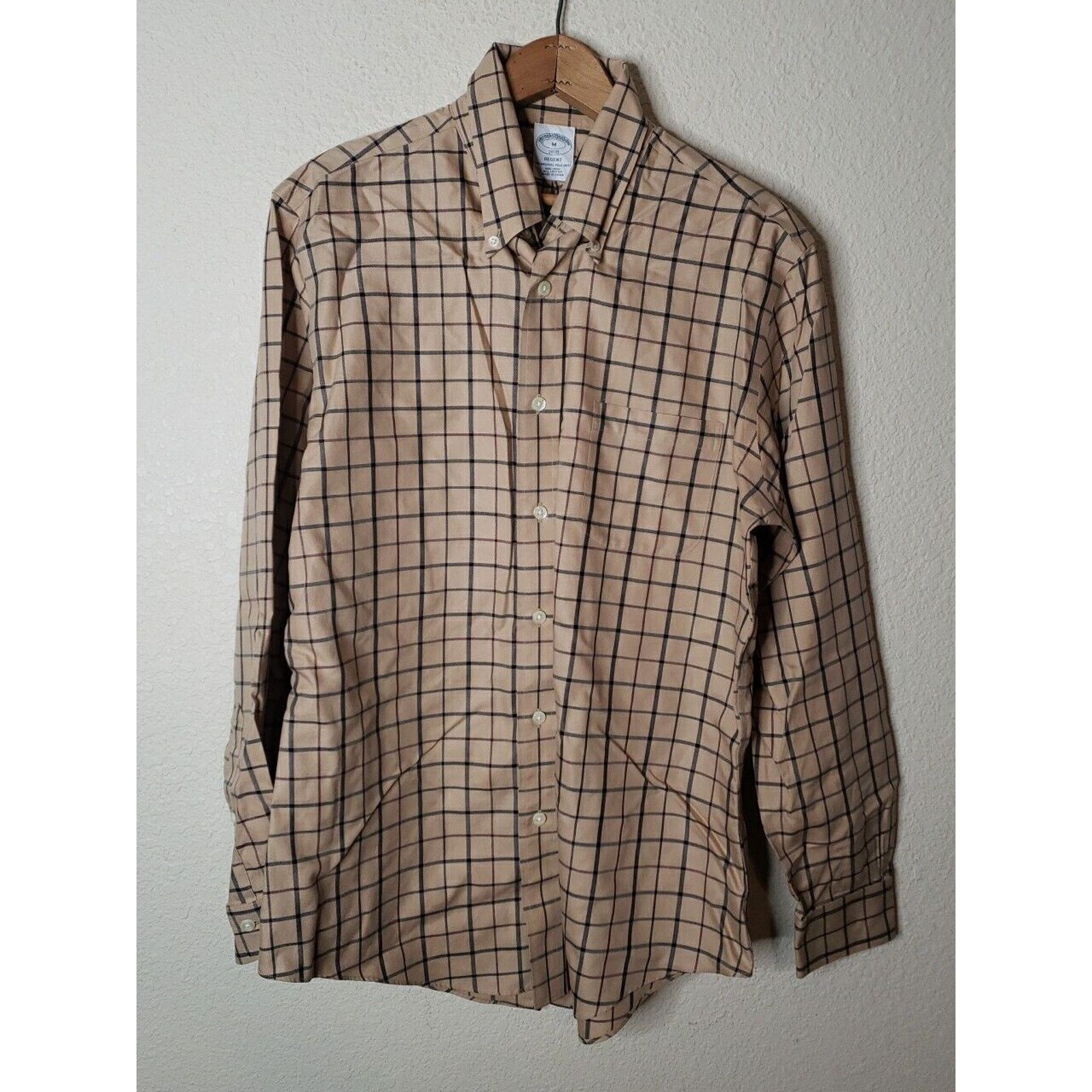 Brooks Brothers BROOKS BROTHERS Button Down Size Medium Checkered Cotton Size US L / EU 52-54 / 3 - 11 Thumbnail