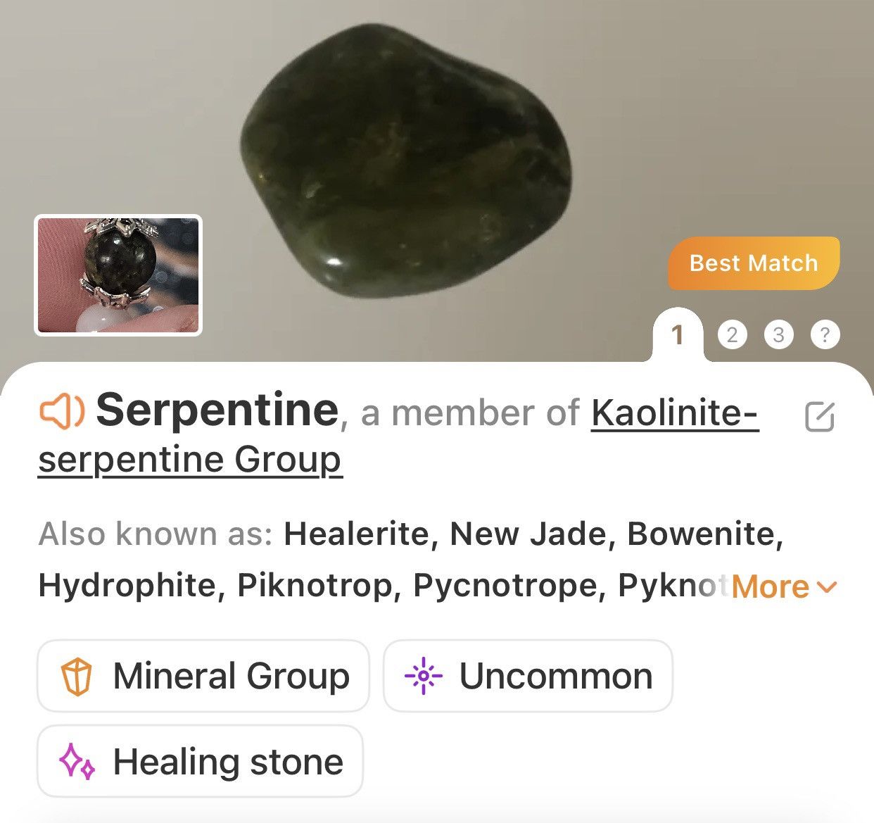 Handmade Handcrafted elegant serpentine milky quartz necklace Size ONE SIZE - 8 Thumbnail