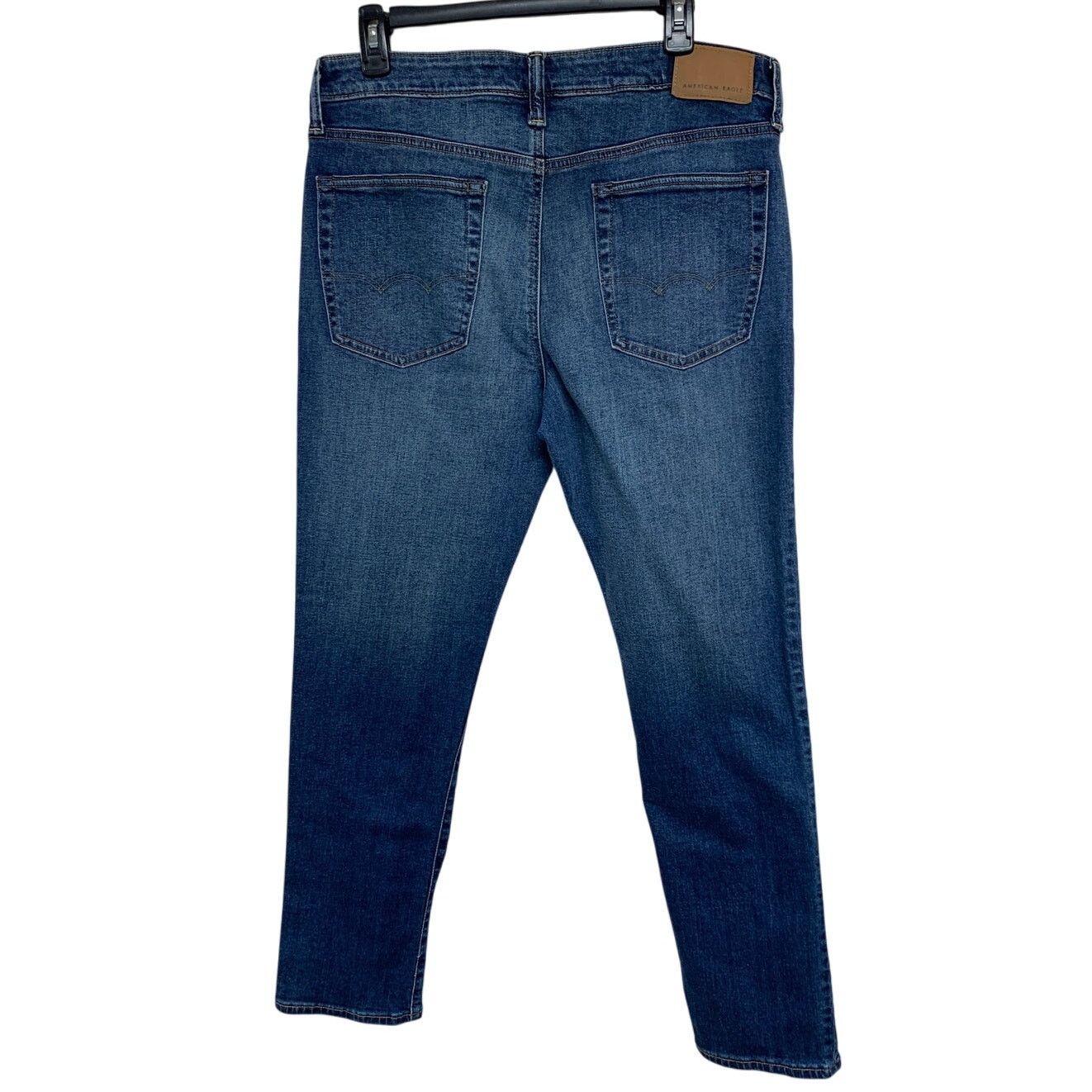 American Eagle Outfitters New American Eagle Mens 34 X 32 Cotton Blend Denim Jeans Size US 34 / EU 50 - 3 Thumbnail