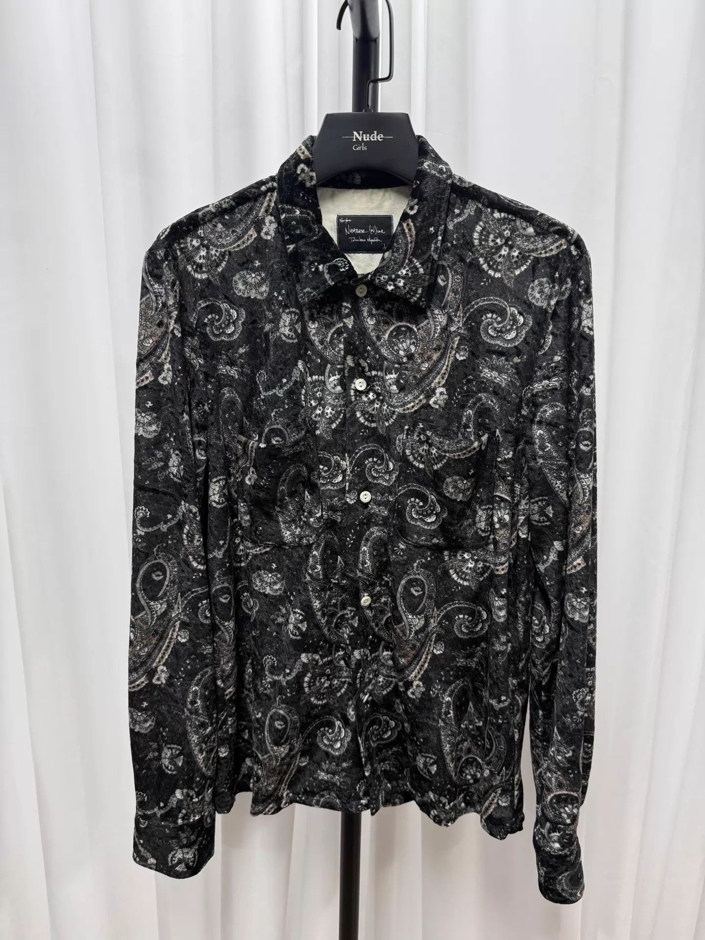 Number (N)ine Number (n)ine 05aw Black Totem Shirt Near Mint Size 2 Size US M / EU 48-50 / 2 - 1 Thumbnail