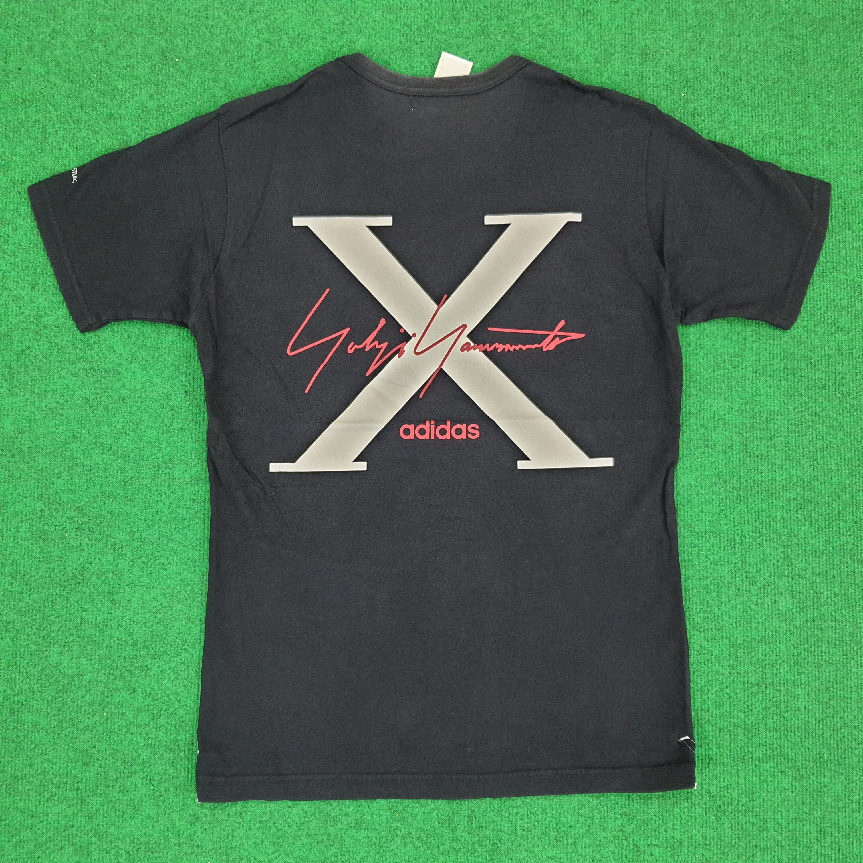 Adidas × Vintage × Yohji Yamamoto Vintage Yohji Yamamoto x Adidas Japanese Brand T-shirt Size US S / EU 44-46 / 1 - 1 Thumbnail