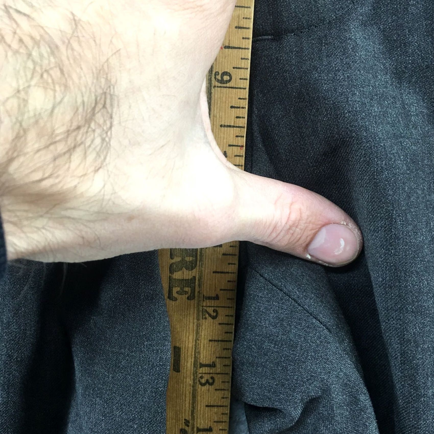 Banana Republic Banana Republic Gray Wool Dress Pants Womens 36/30 Mid Rise Flat Front Modern Classic Size 25" / US 0 / IT 36 - 6 Thumbnail