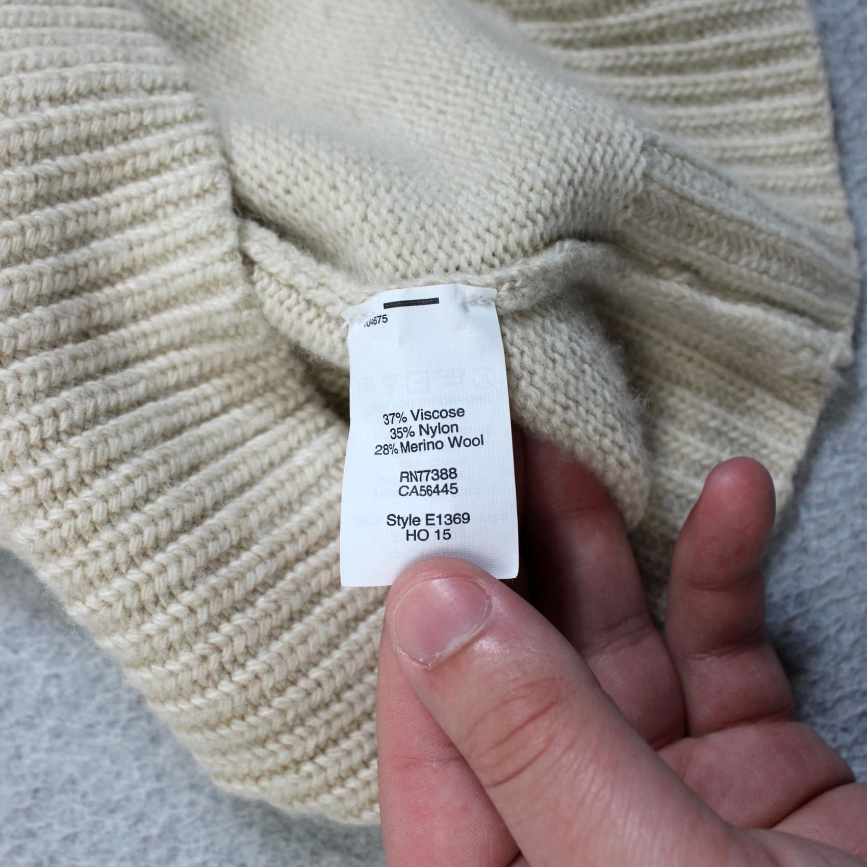 J.Crew J.CREW Womens Small White Turtleneck Merino Wool Blend Cozy Heritage Size S / US 4 / IT 40 - 4 Thumbnail