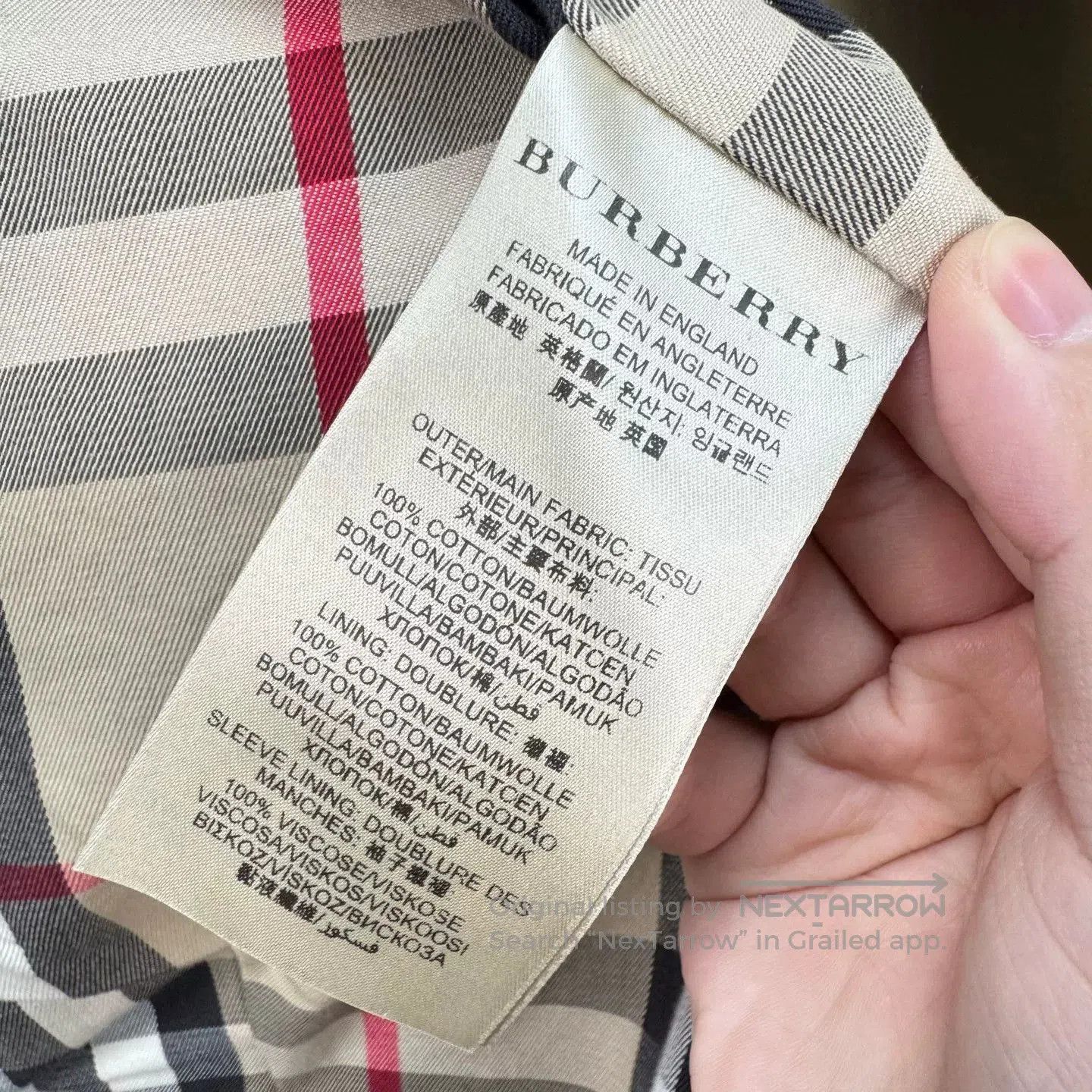 Burberry khaki check. Size XS / US 0-2 / IT 36-38 - 7 Thumbnail