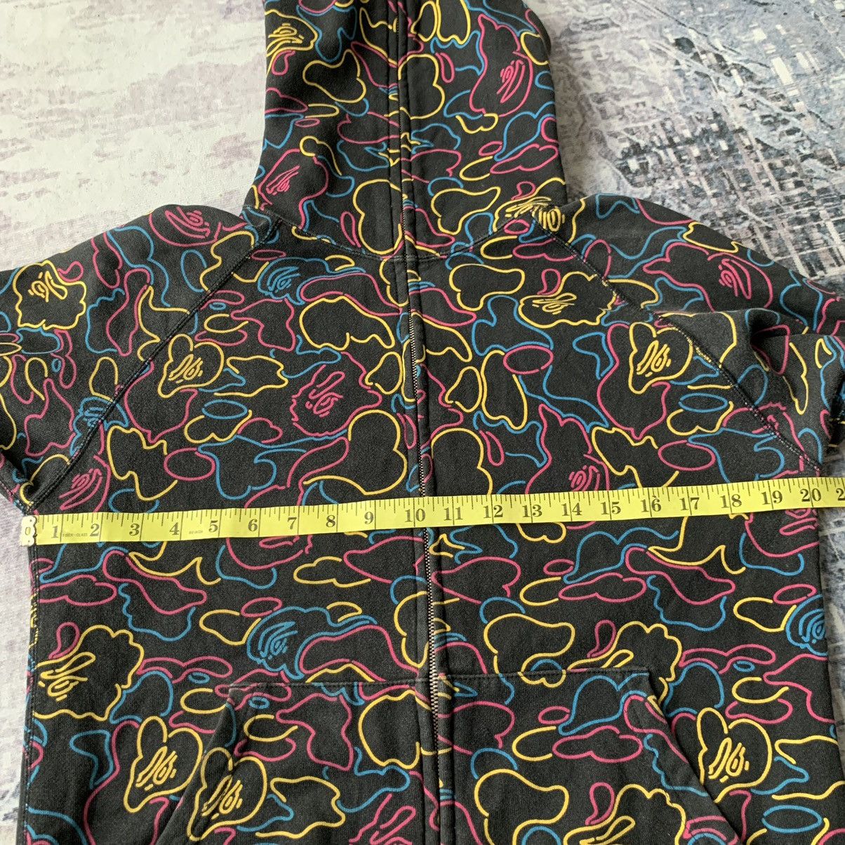 Bape Neon Camo Full Zip Hoodie Size S / US 4 / IT 40 - 13 Thumbnail
