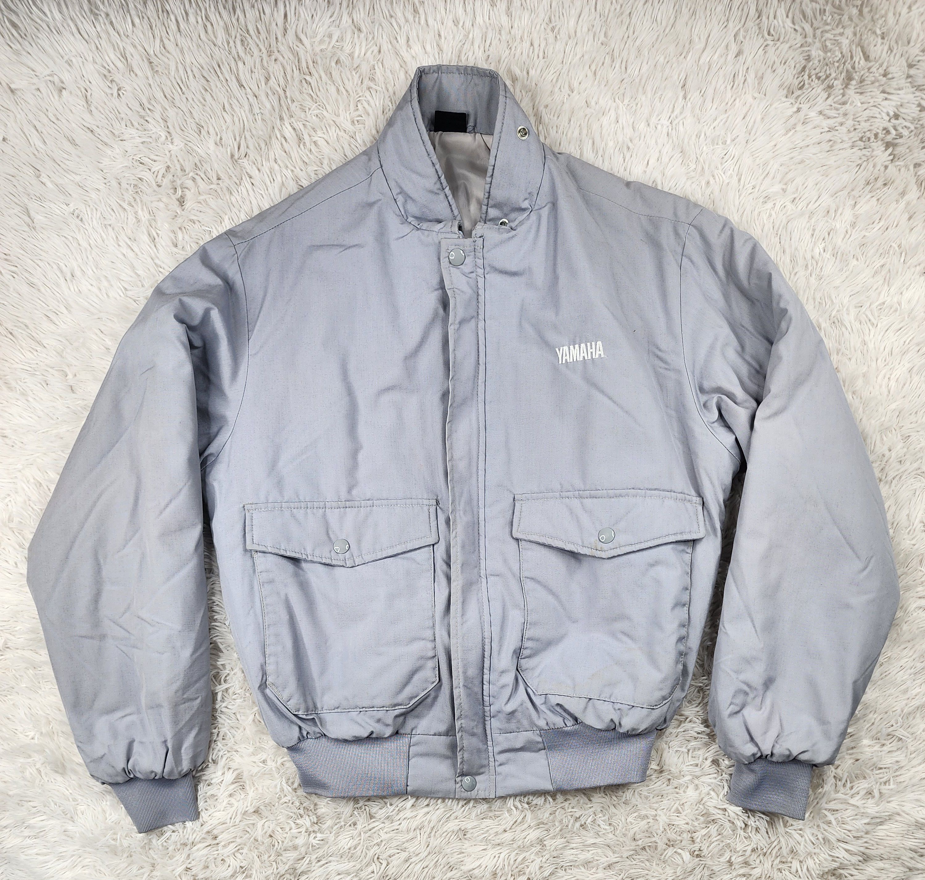 Yamaha Vintage Yamaha gray bomber jacket Size US M / EU 48-50 / 2 - 1 Thumbnail