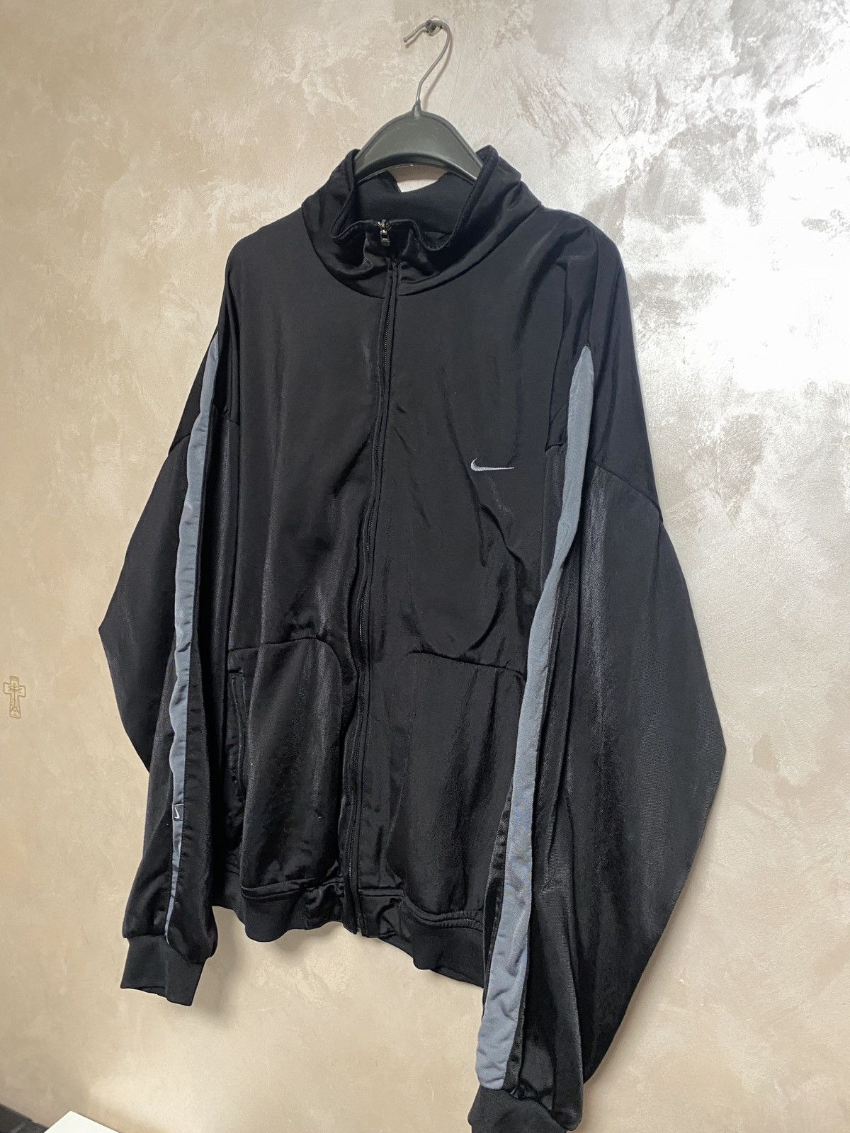 Vintage Vintage Nike Athletic 72 Full Zip Jacket Big Logo Size US L / EU 52-54 / 3 - 4 Thumbnail