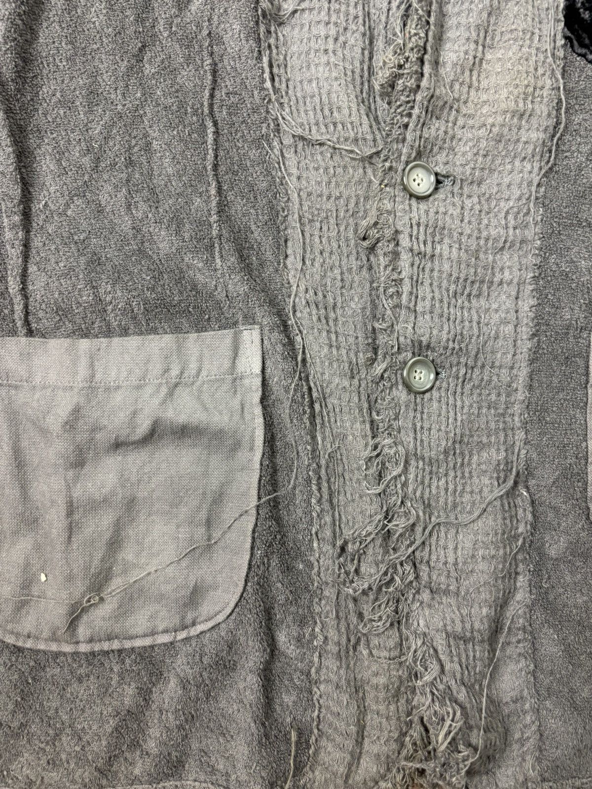 Designer × gomme 🔥Rare! Gomme H yohji Designer Distress Pachworks jacket Size US M / EU 48-50 / 2 - 7 Thumbnail