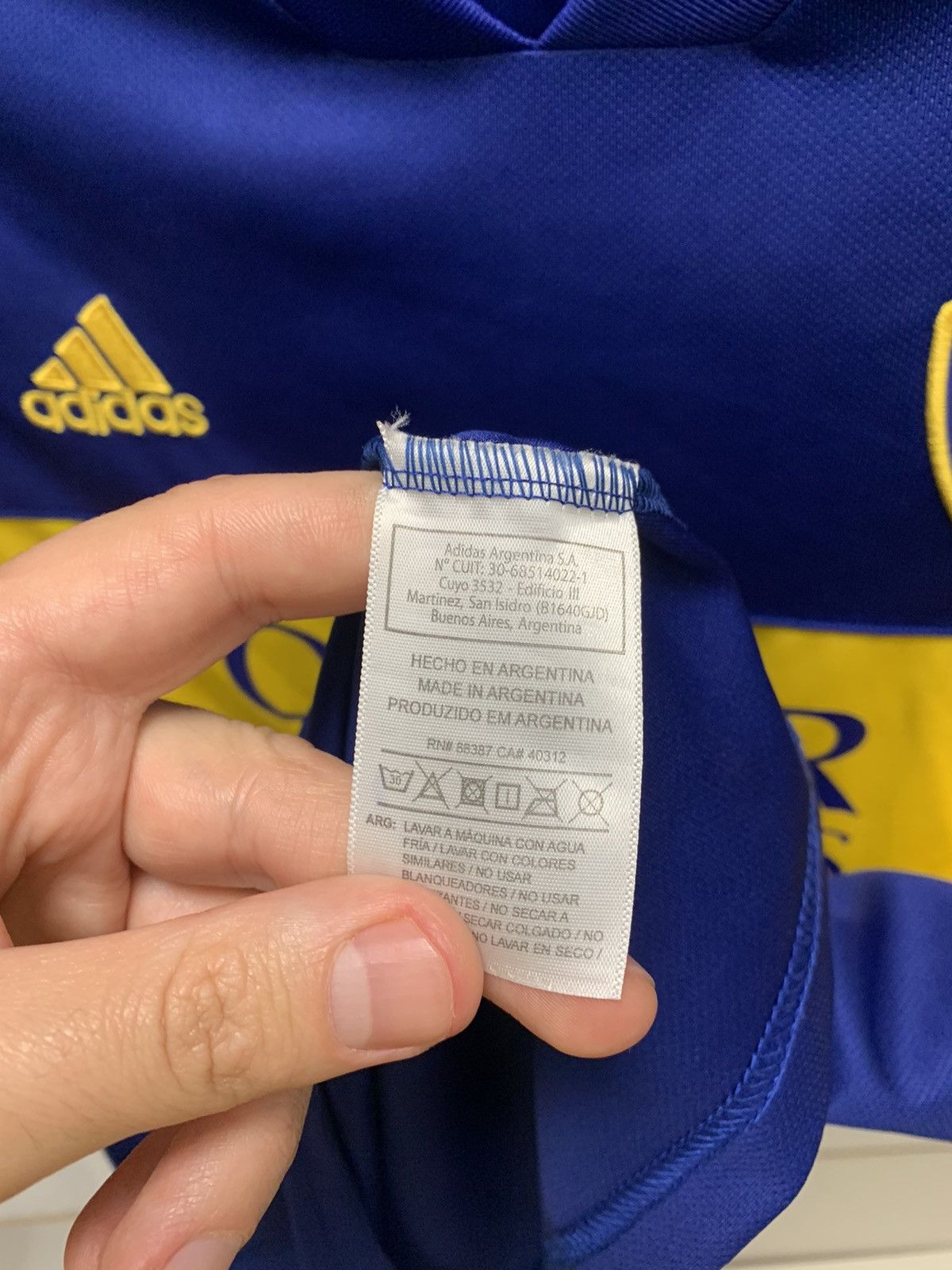 Other Boca juniors cabj soccer jersey 10 L ( adidas Ronaldo Messi Size US L / EU 52-54 / 3 - 6 Thumbnail