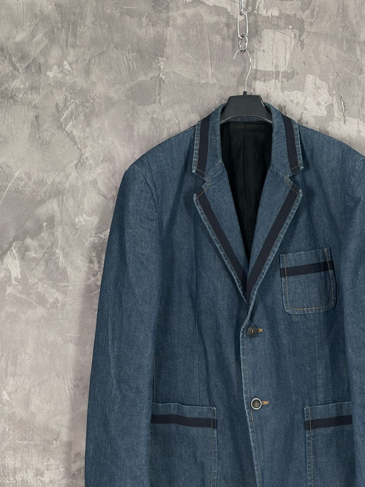 Alexander McQueen Alexander Mcqueen Classic Luxury Heavy Blazer Jacket Size 52R - 3 Thumbnail