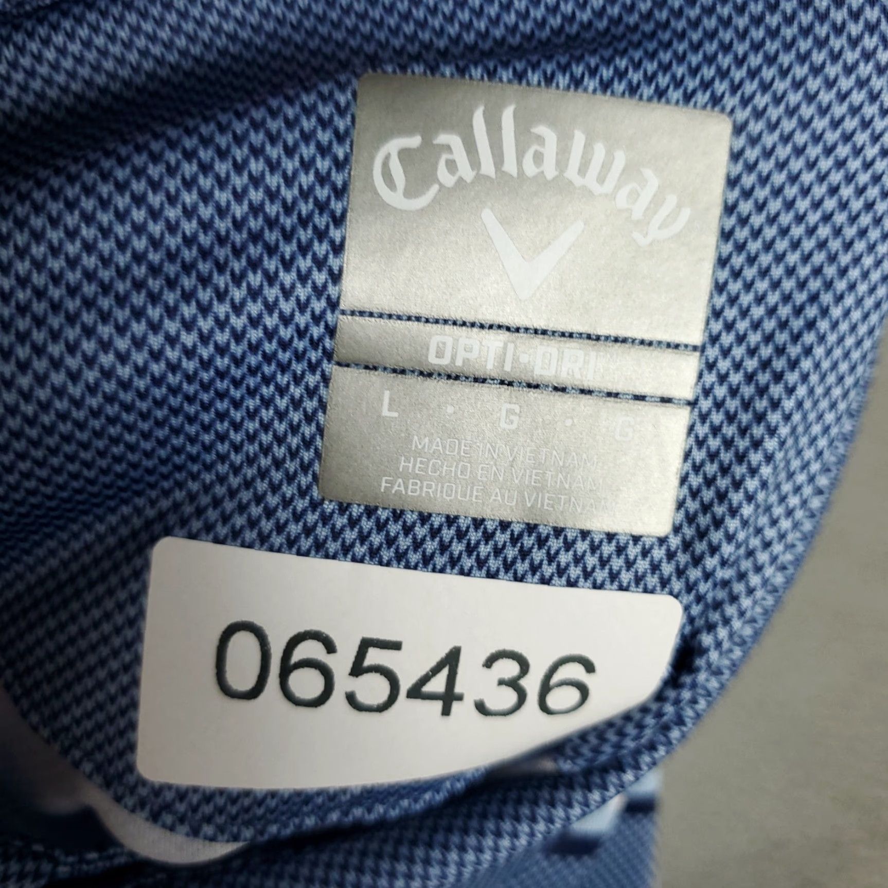 Callaway Callaway Polo Shirt Mens L Blue Opti Dri Fit Golf Short Sleeve Polo Day/Season Sports Size US L / EU 52-54 / 3 - 7 Thumbnail