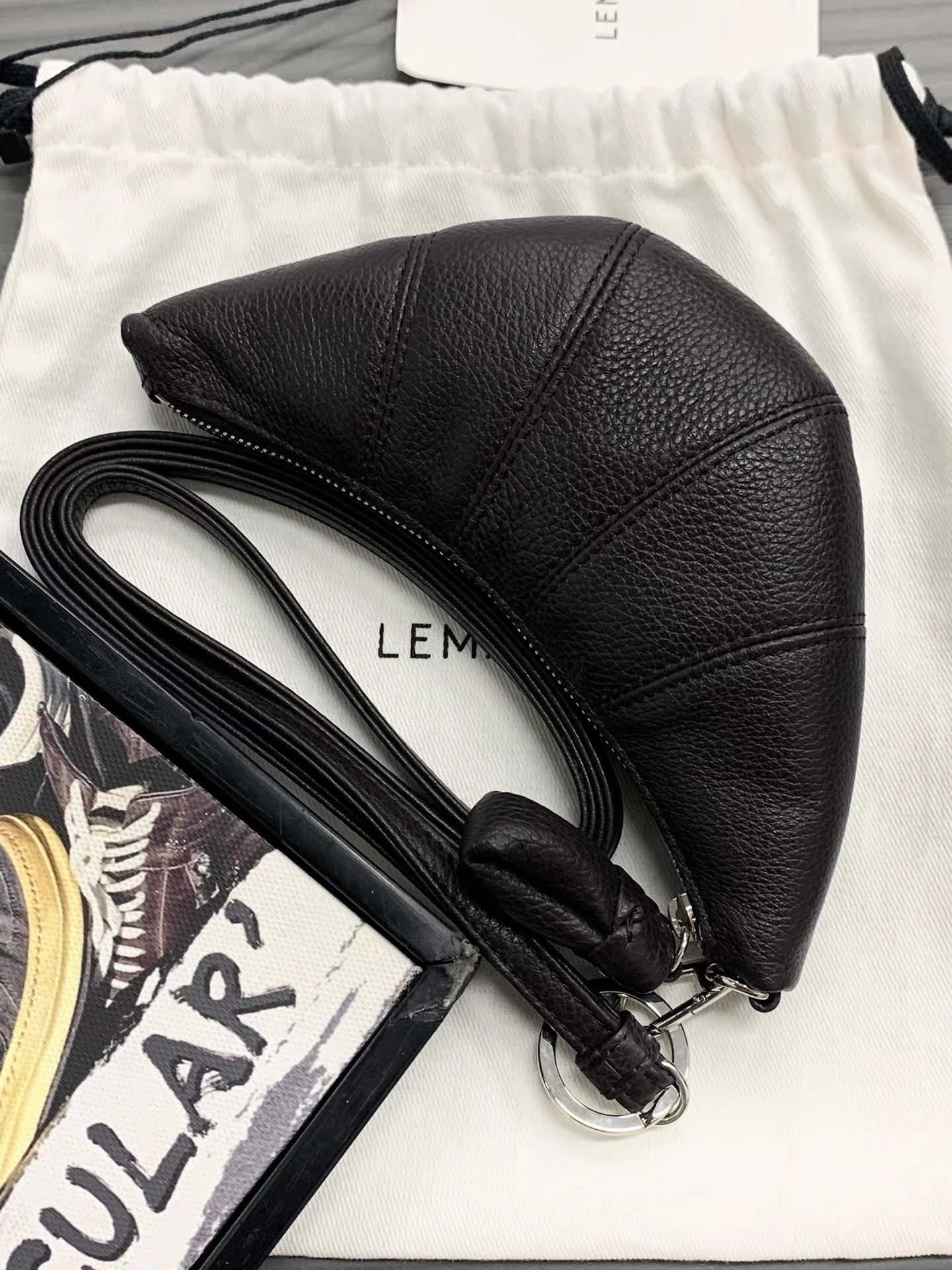 Lemaire Lemaire Leather Coin Purse K34 Size ONE SIZE - 2 Thumbnail