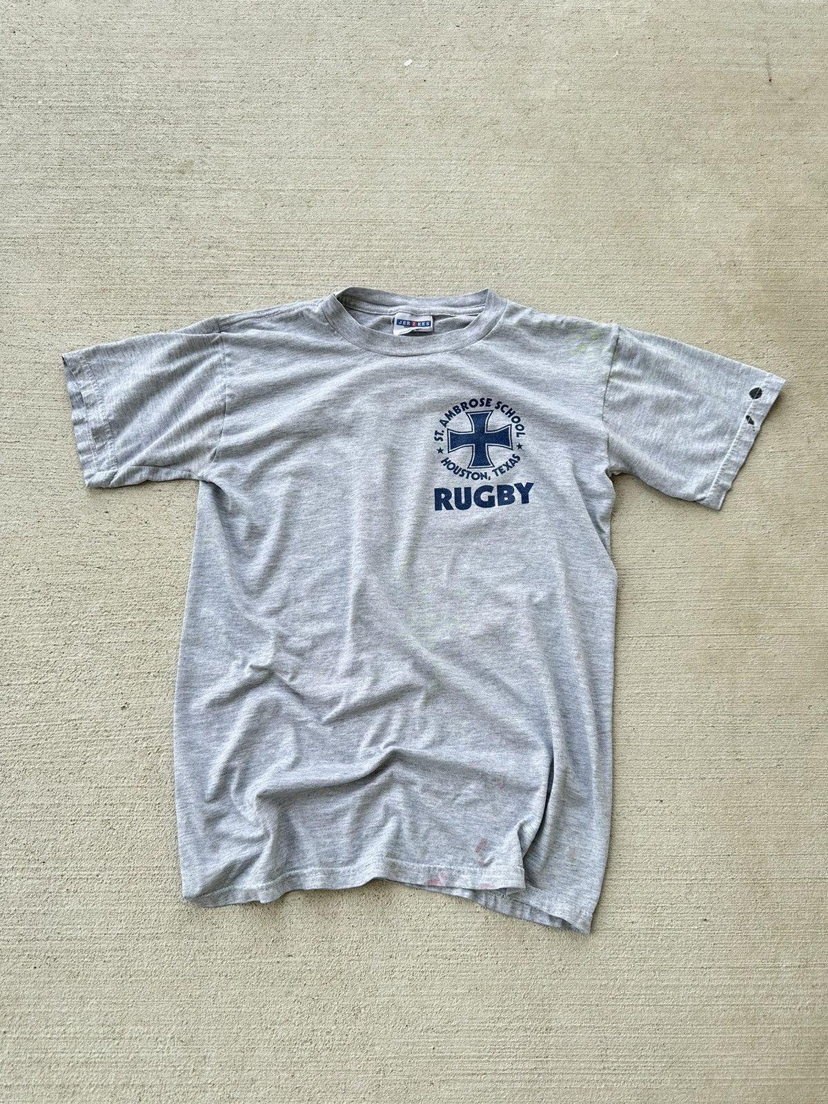 Vintage Vintage Rugby Baby Tee Size US S / EU 44-46 / 1 - 1 Thumbnail