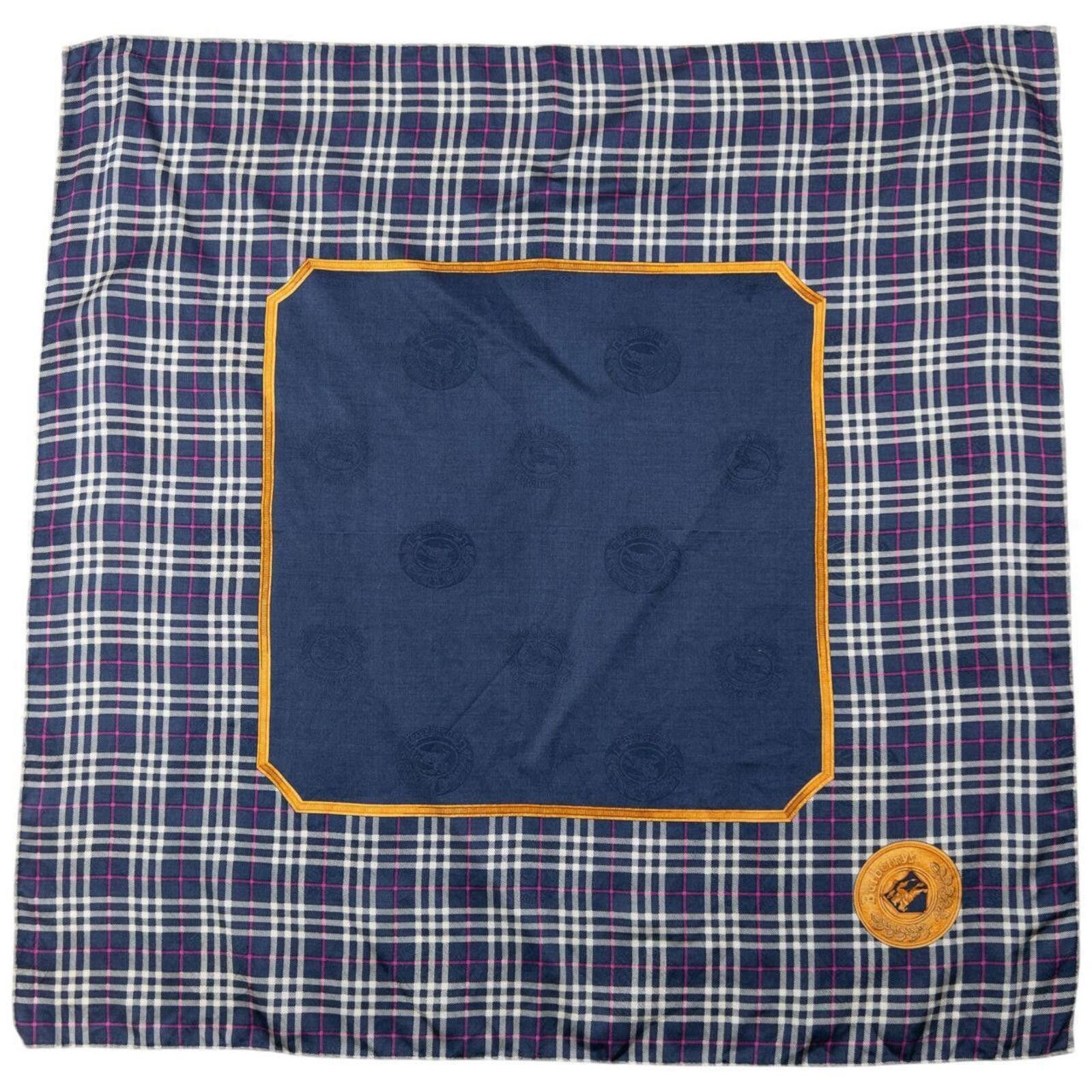 Burberry Vintage 90s Burberry Nova Check Silk Scarf Size ONE SIZE - 1 Thumbnail