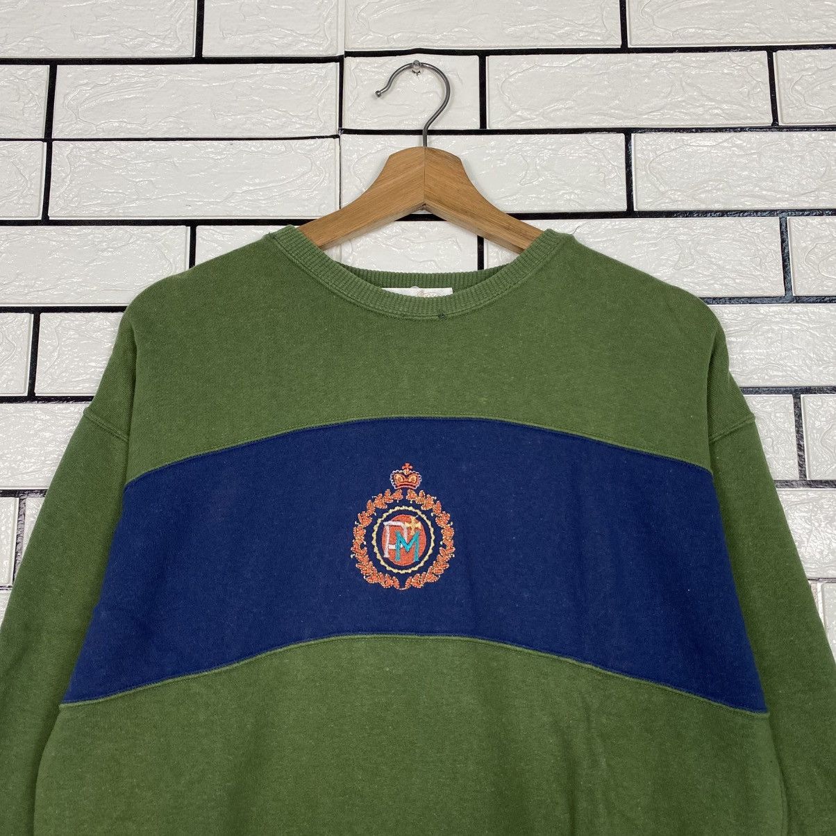 Japanese Brand 📌Vintage Sweatshirt Ferra Rosa Striped Issey Miyake Size US M / EU 48-50 / 2 - 4 Thumbnail