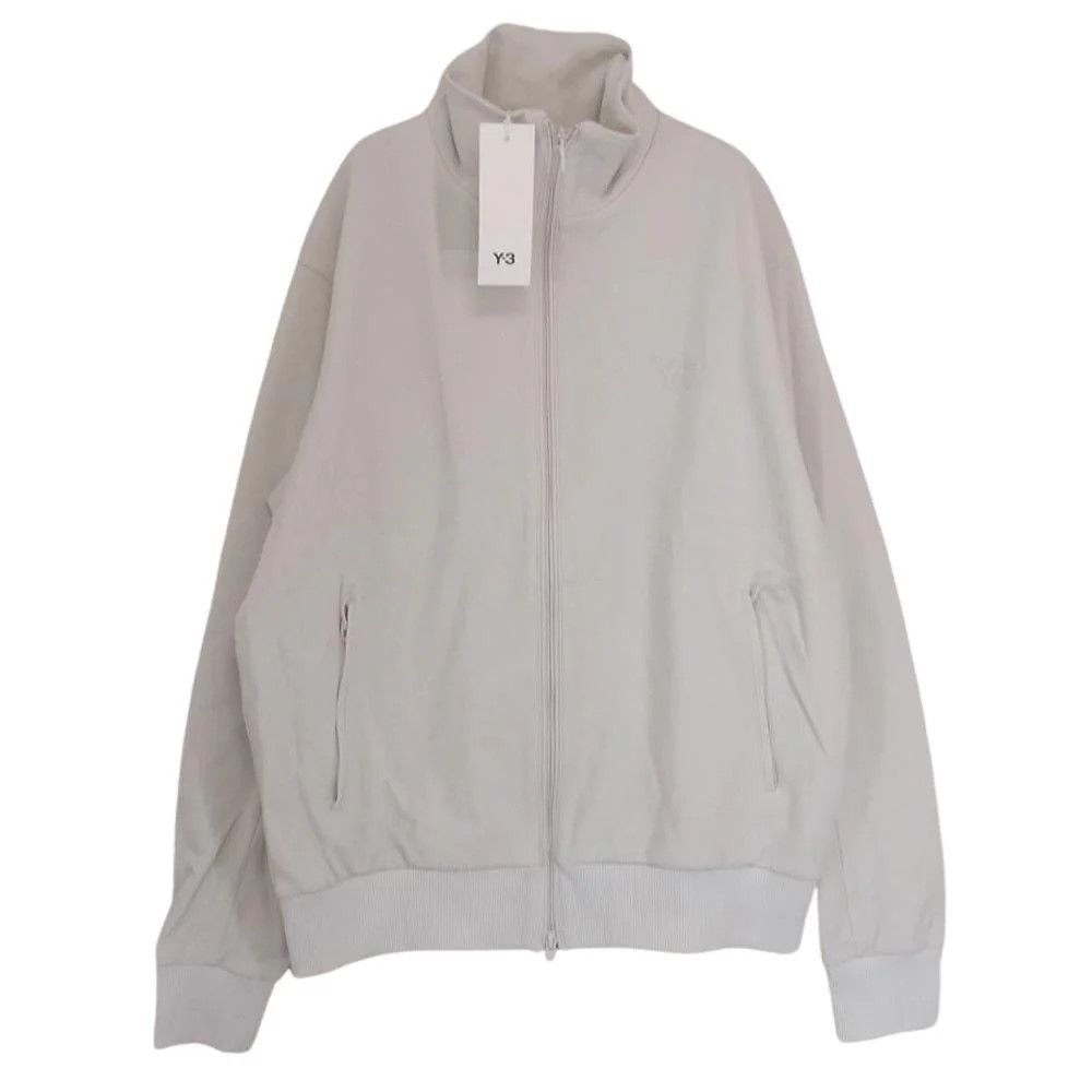 image of Y-3 Yohji Yamamoto Classic Track Jacket in White, Men's (Size Large)