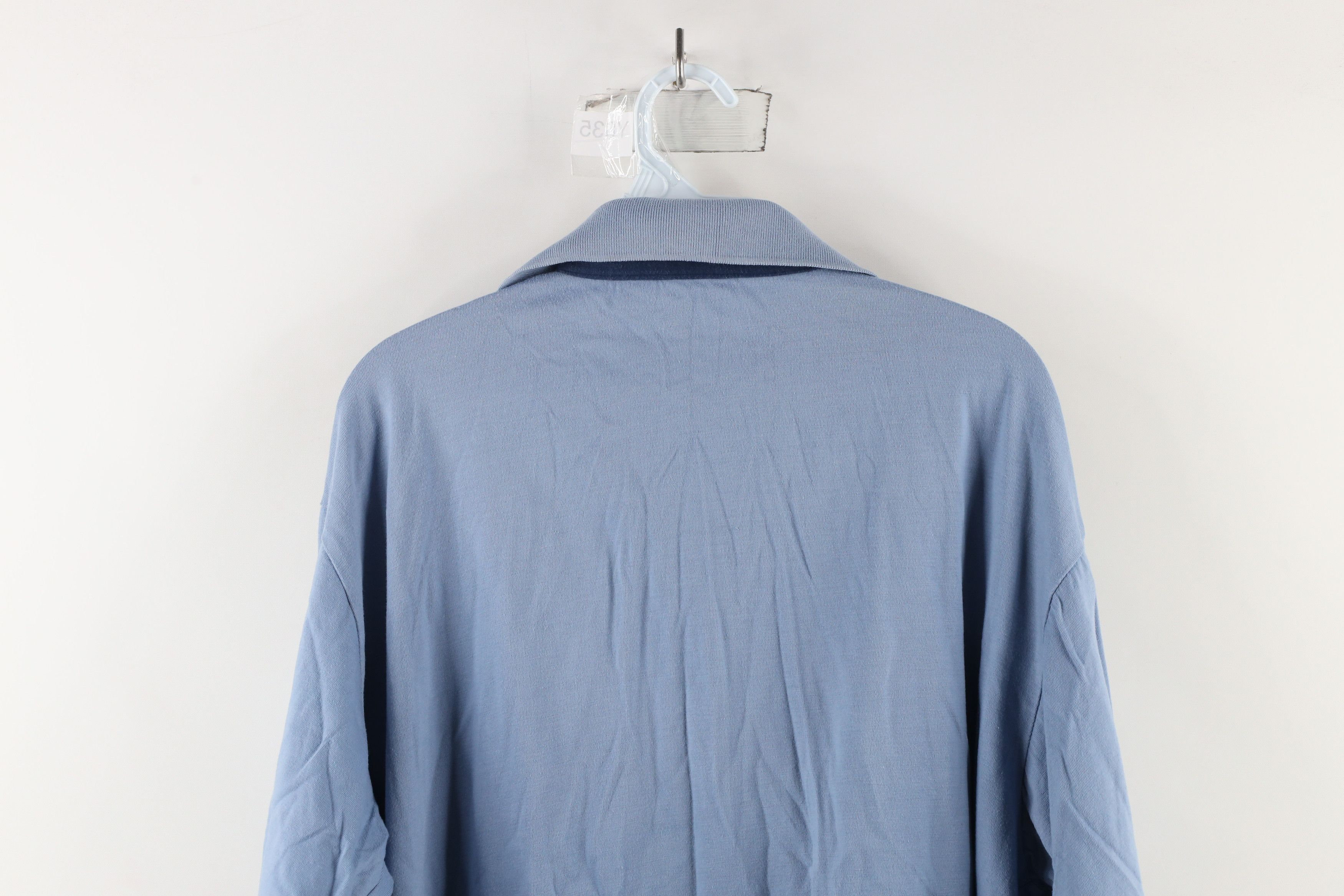 Vintage Vintage 90s Streetwear Collared Pullover Long Sleeve Polo Size US XL / EU 56 / 4 - 9 Thumbnail