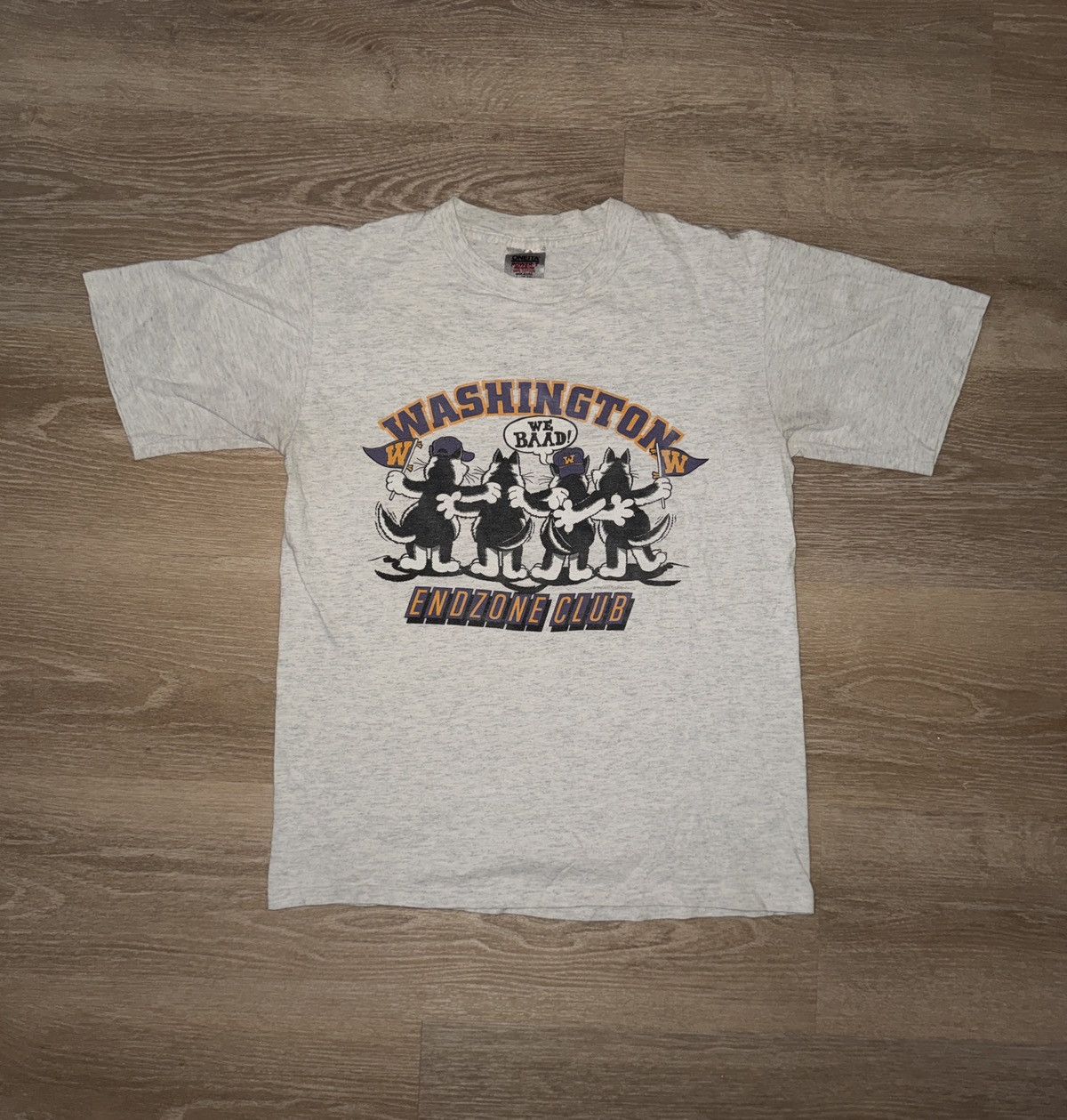 Other Vintage 90’s Washington Huskies Endzone Club T-Shirt Size US L / EU 52-54 / 3 - 1 Thumbnail