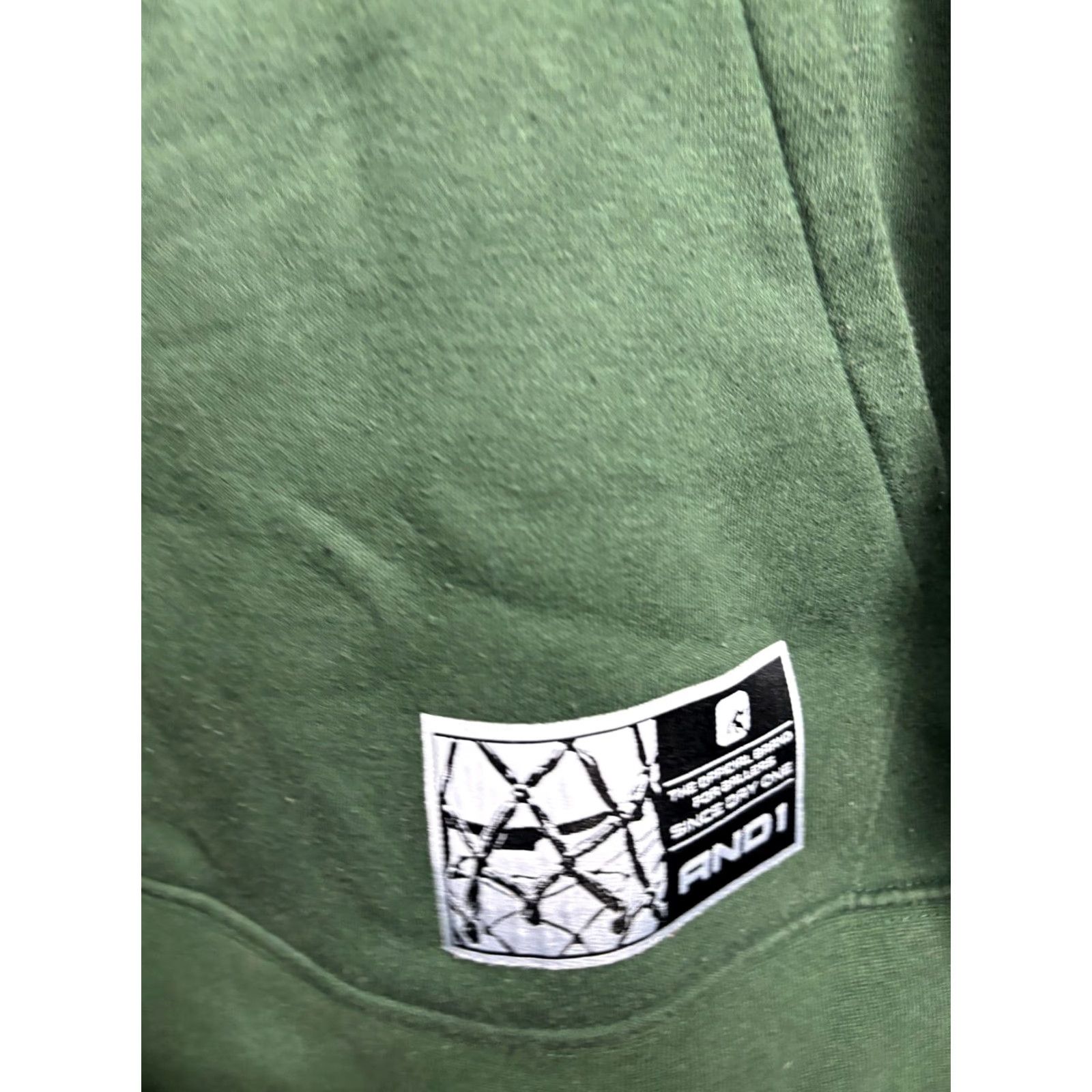 Vintage AND1 Hoodie Mens Size M Green Pullover Hooded Basketball City College Sports Pockets Logo Vintage: No 8/10 Size US M / EU 48-50 / 2 - 3 Thumbnail