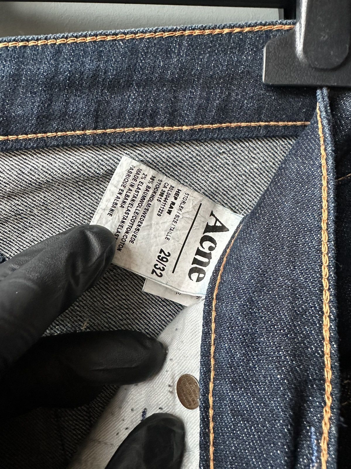 Acne Studios Acne Hep Raw Jeans Size 29/32 Size 29" - 4 Thumbnail