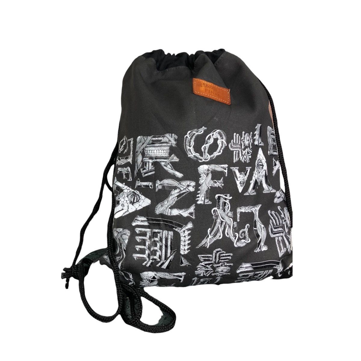 Japanese Brand 📌Vintage Biker Bag Final Japan Over Print Design Size ONE SIZE - 2 Thumbnail