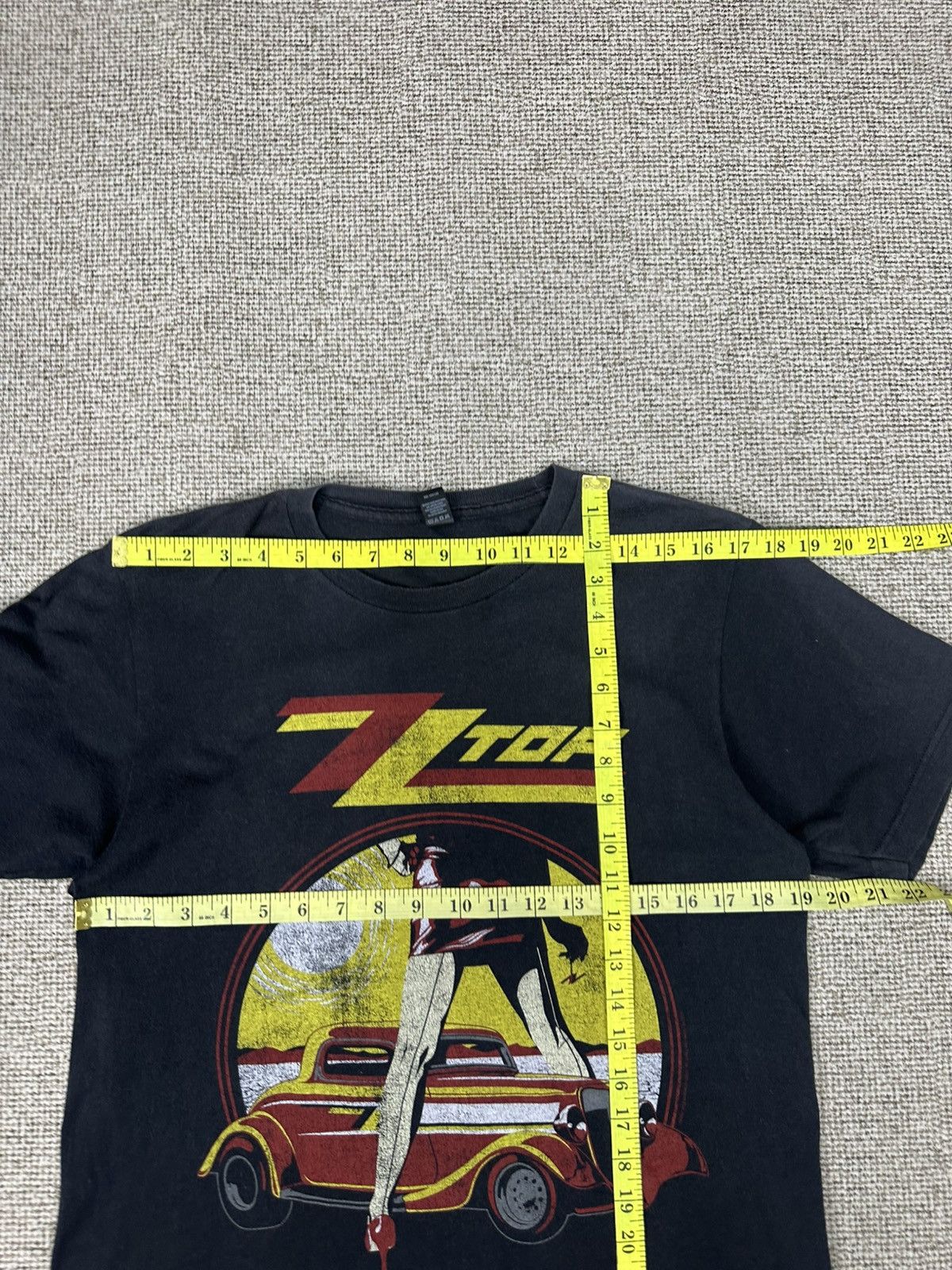 Band Tees ZZ Top Rock Band Tshirt A1019 Size US M / EU 48-50 / 2 - 5 Thumbnail