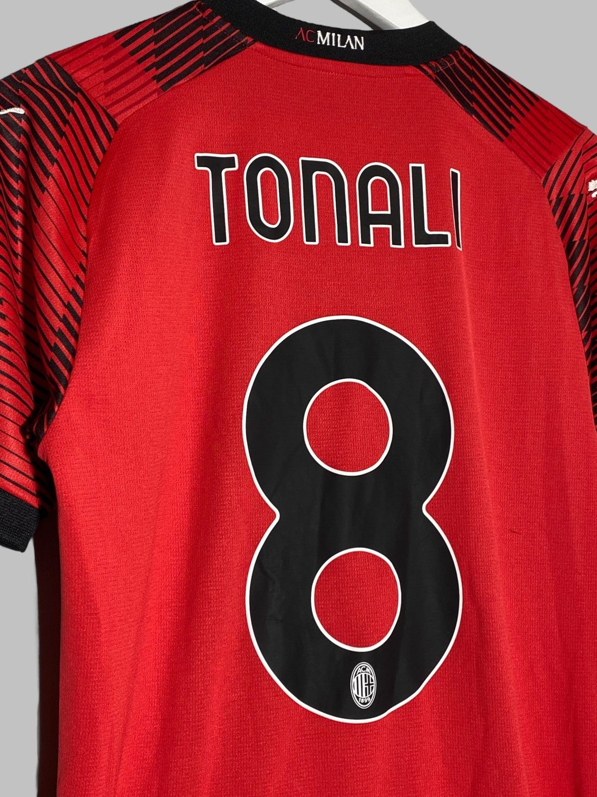Adidas #4 Tonali Puma AC Milan 2023/24 Football Shirt Size US S / EU 44-46 / 1 - 14 Thumbnail