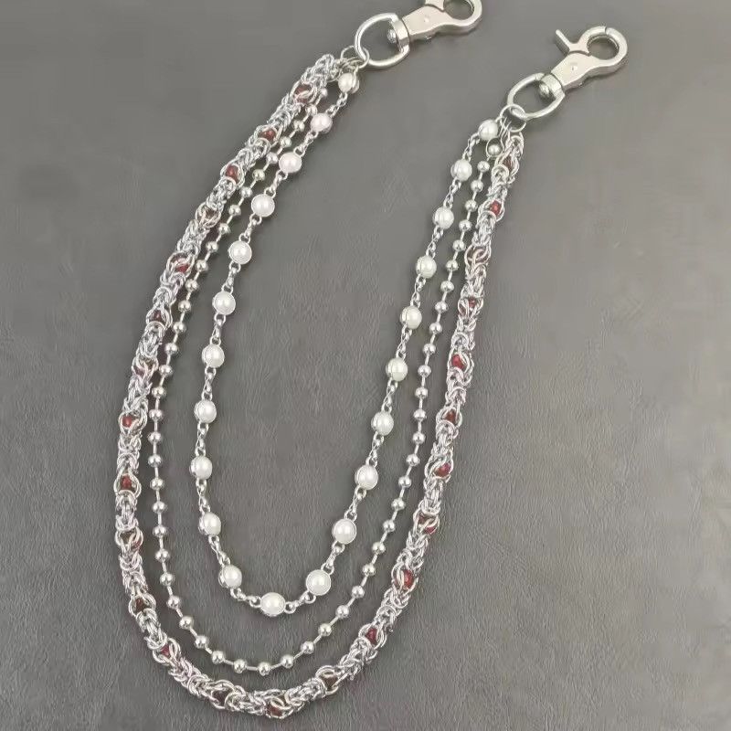 Vintage Multilayer Bead Wallet Chain Size ONE SIZE - 1 Thumbnail